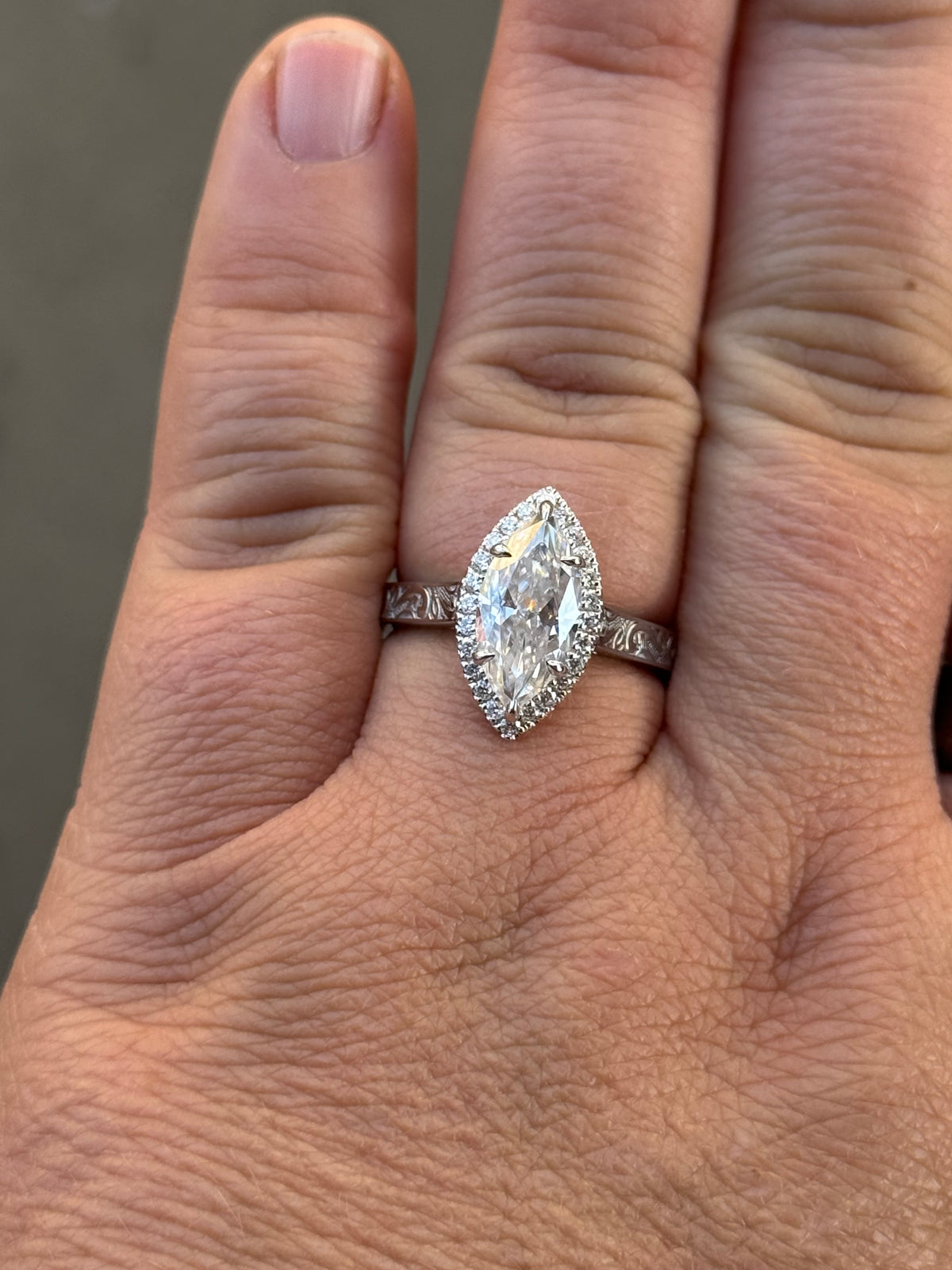 Riviera Cathedral Diamond Engagement Ring