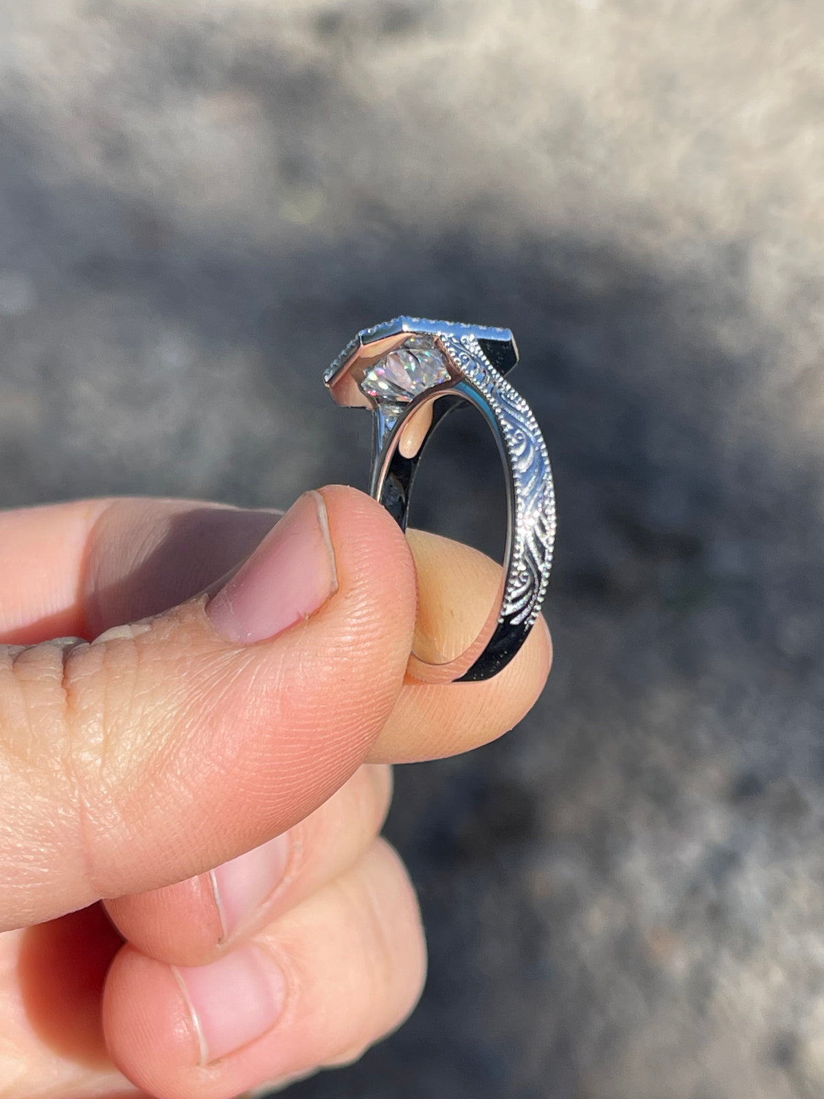 Diamond Rings Ranch Iris Engagement Ring – Tines Ranch Co Jewellery