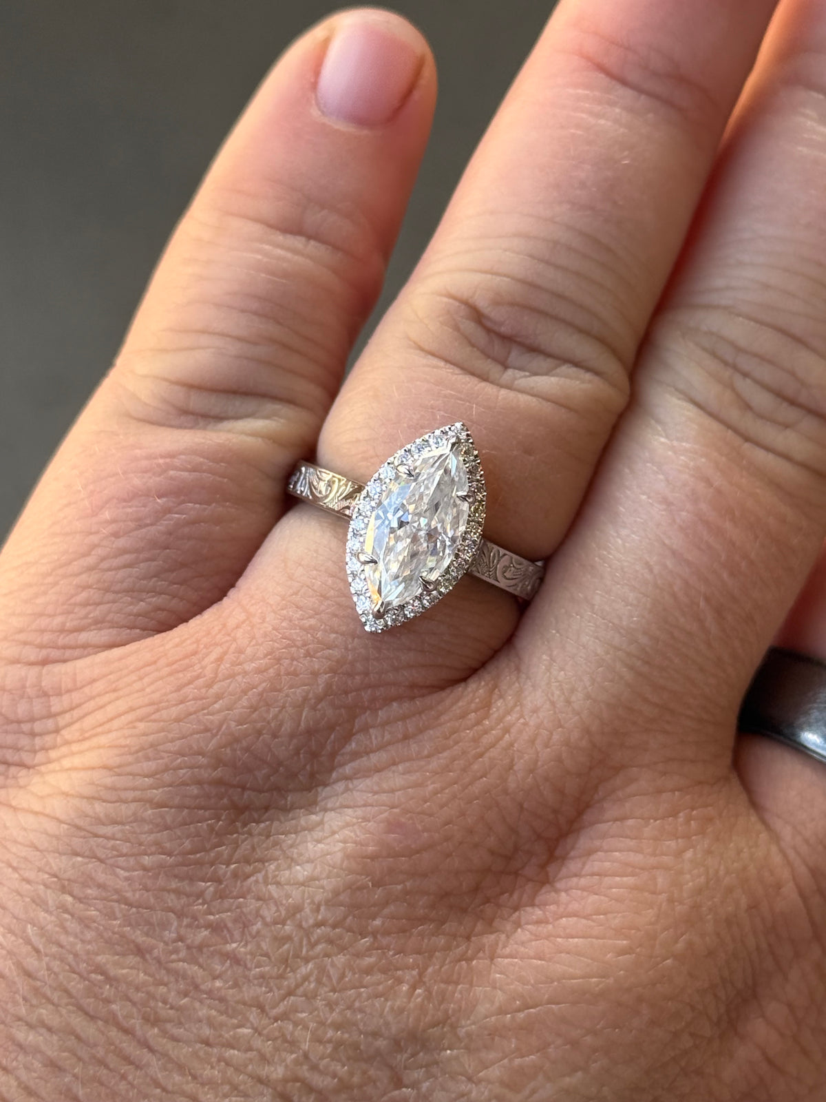 Riviera Cathedral Sterling Silver Engagement Ring