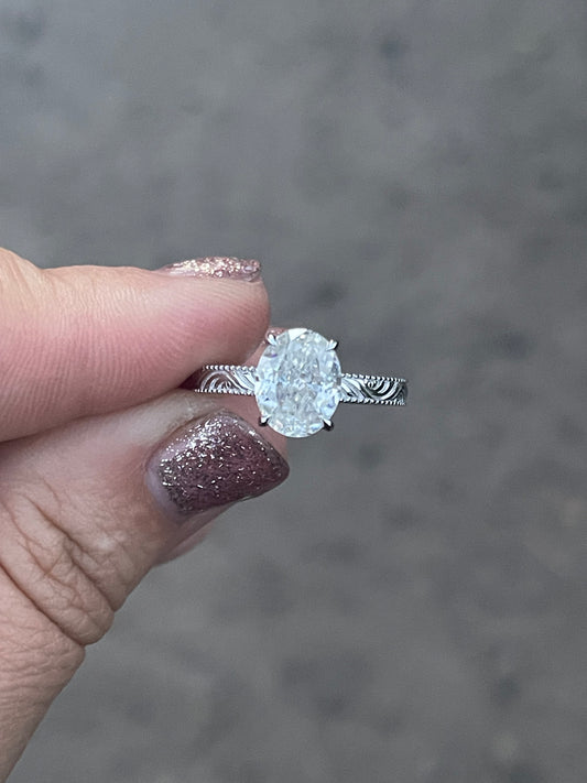 Dani Sterling Silver Engagement Ring