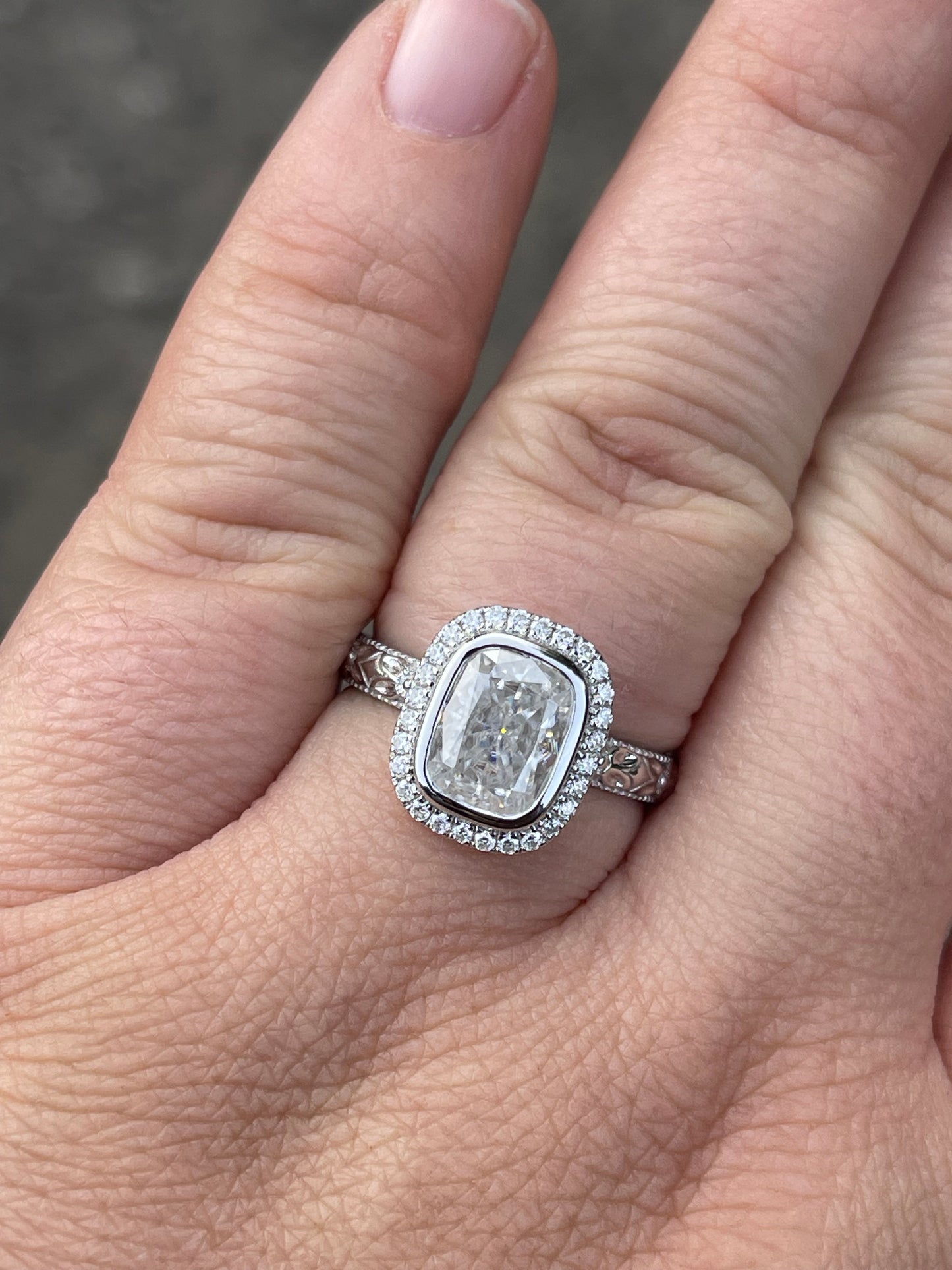 Quinn Sterling Silver Engagement Ring