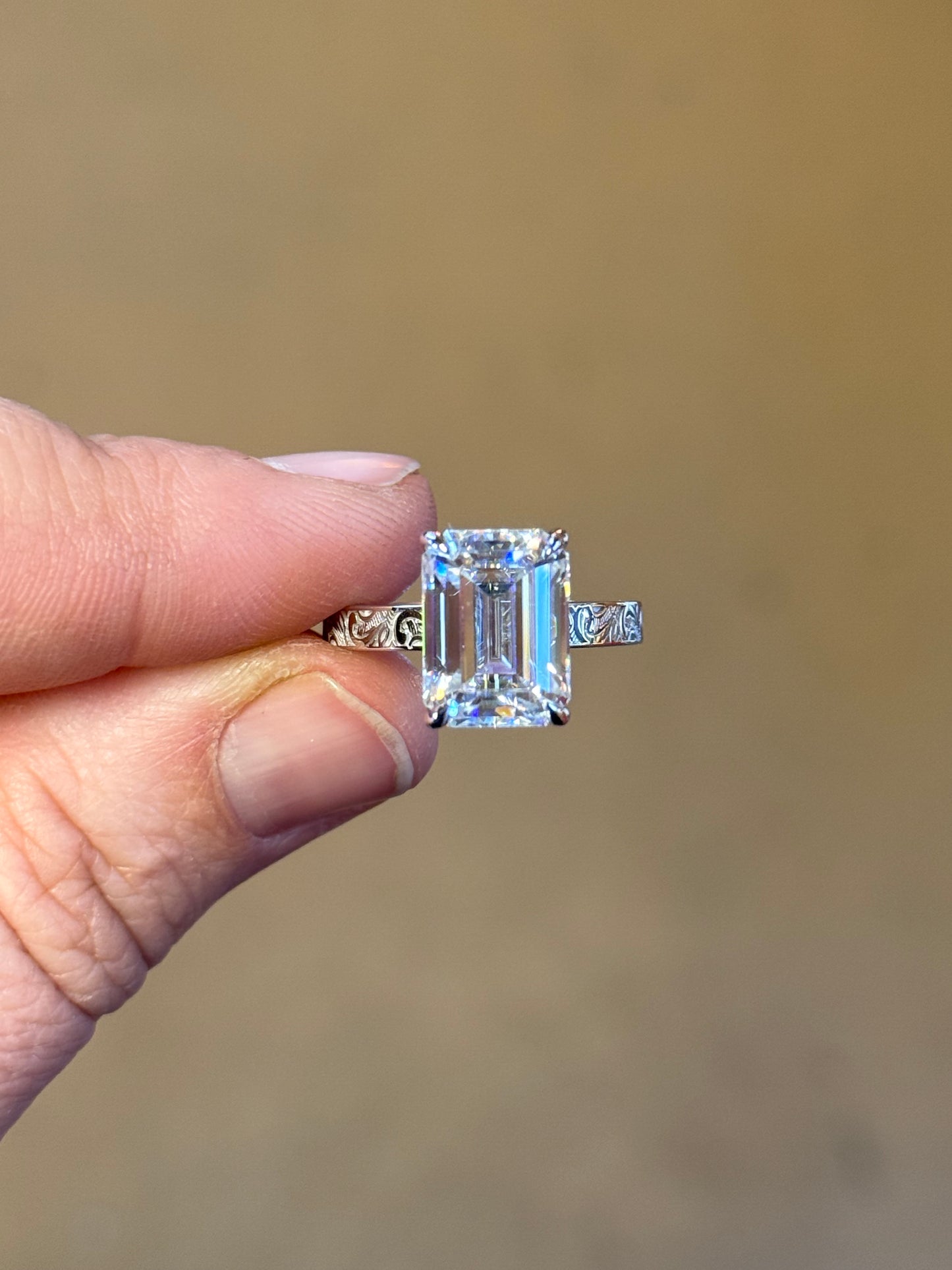 Taylee 5ct Sterling Silver Engagement Ring Engagement Rings Tines Ranch Co