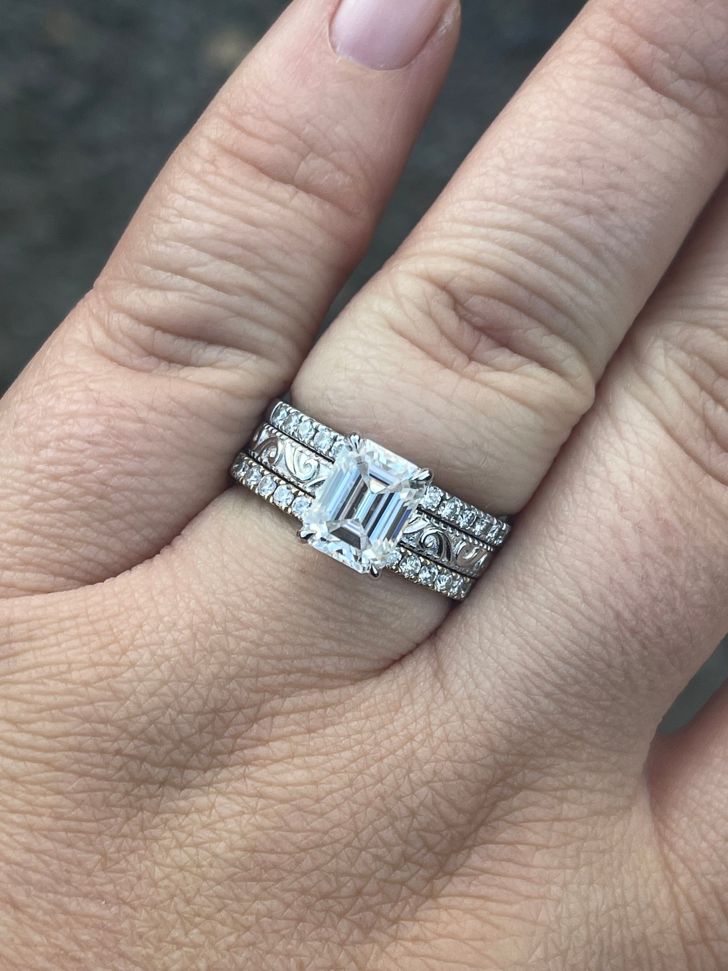 Dakota Sterling Silver Engagement Ring