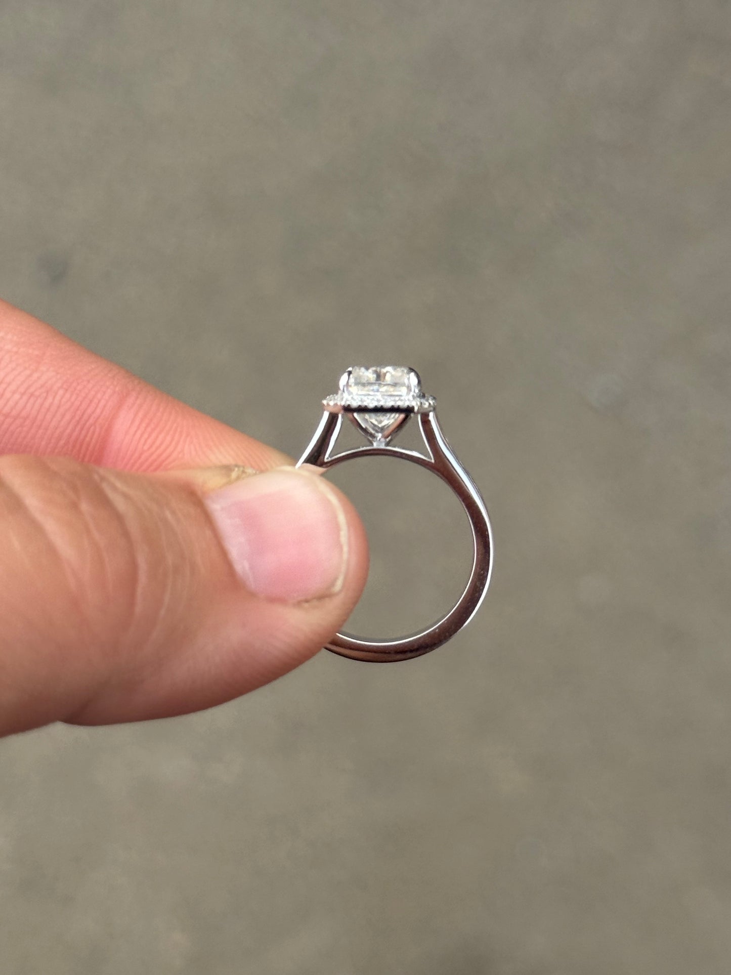 Dunn Cathedral Diamond Engagement Ring