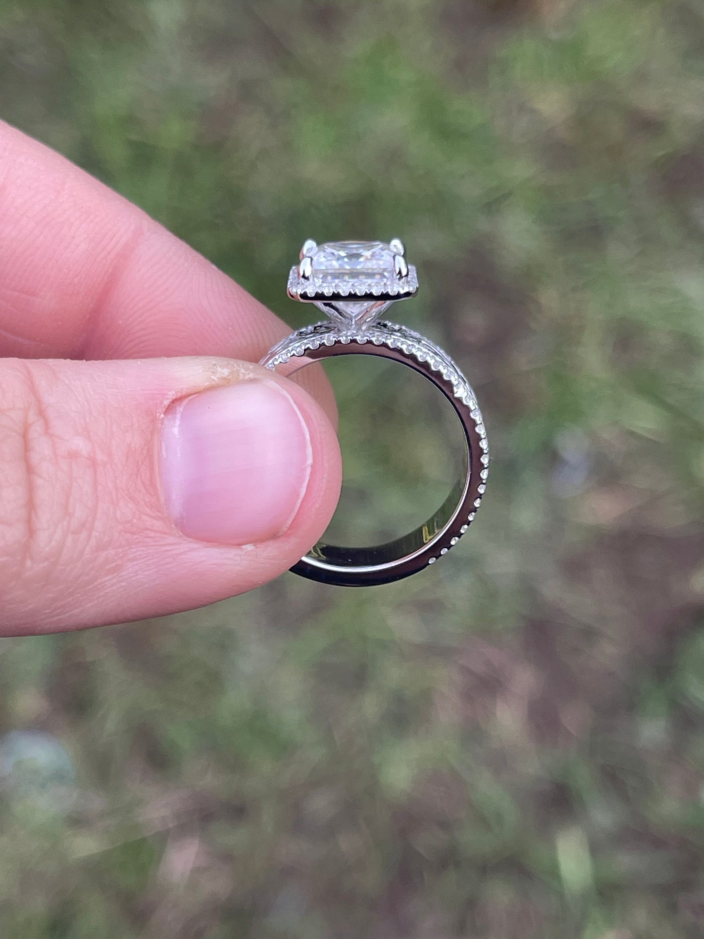 Rae Sterling Silver Engagement Ring