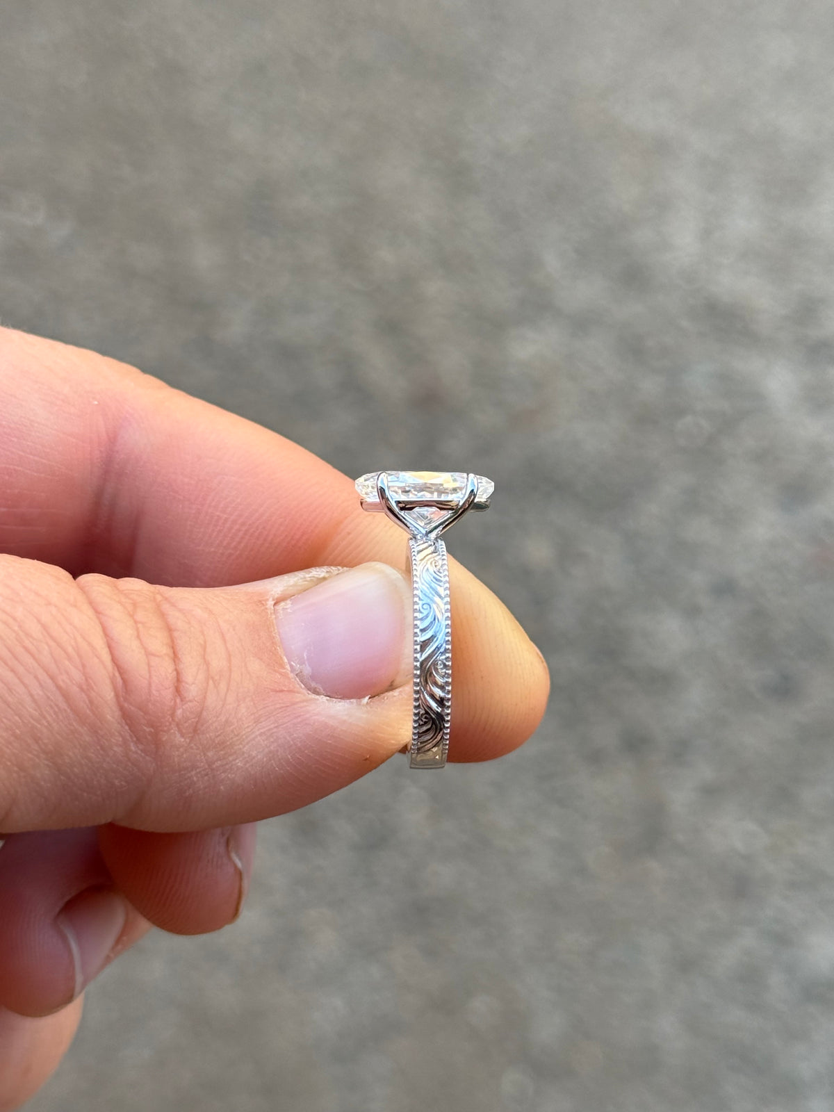 Hattie Sterling Silver Engagement Ring