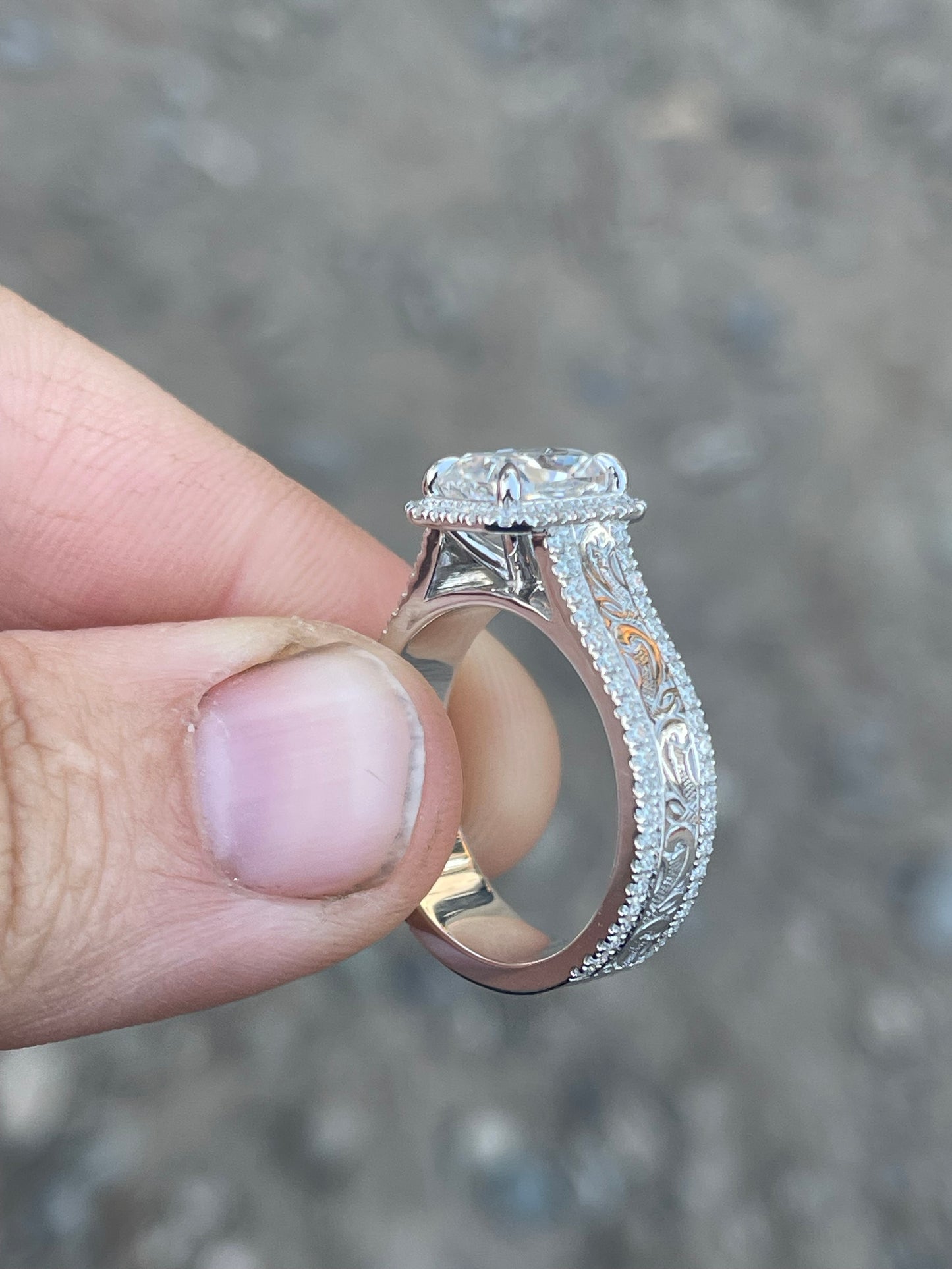 Kennedy Cathedral Engagement Ring