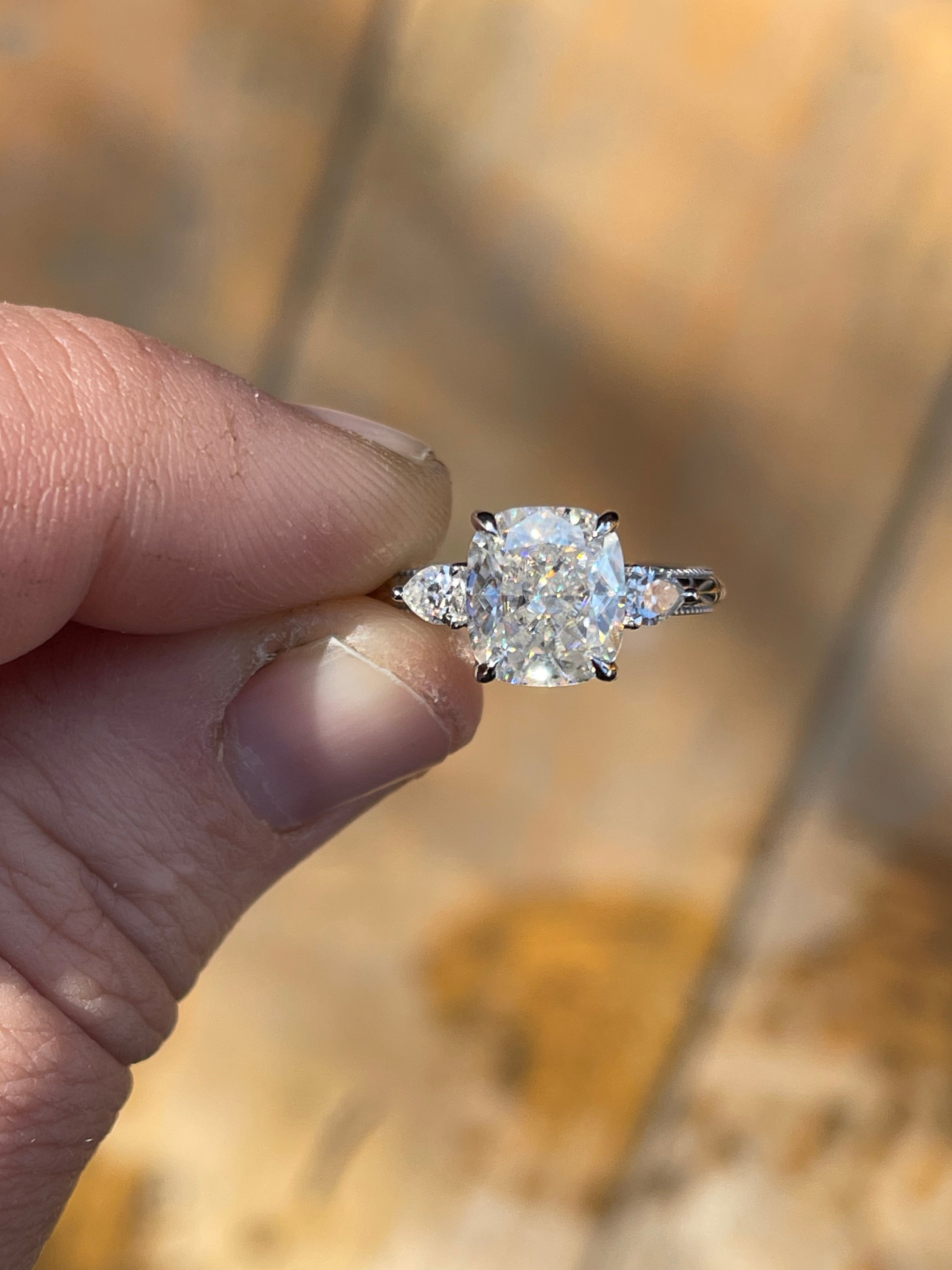Diamond Rings Ranch Delilah Diamond Engagement Ring – Tines Ranch Co Jewellery