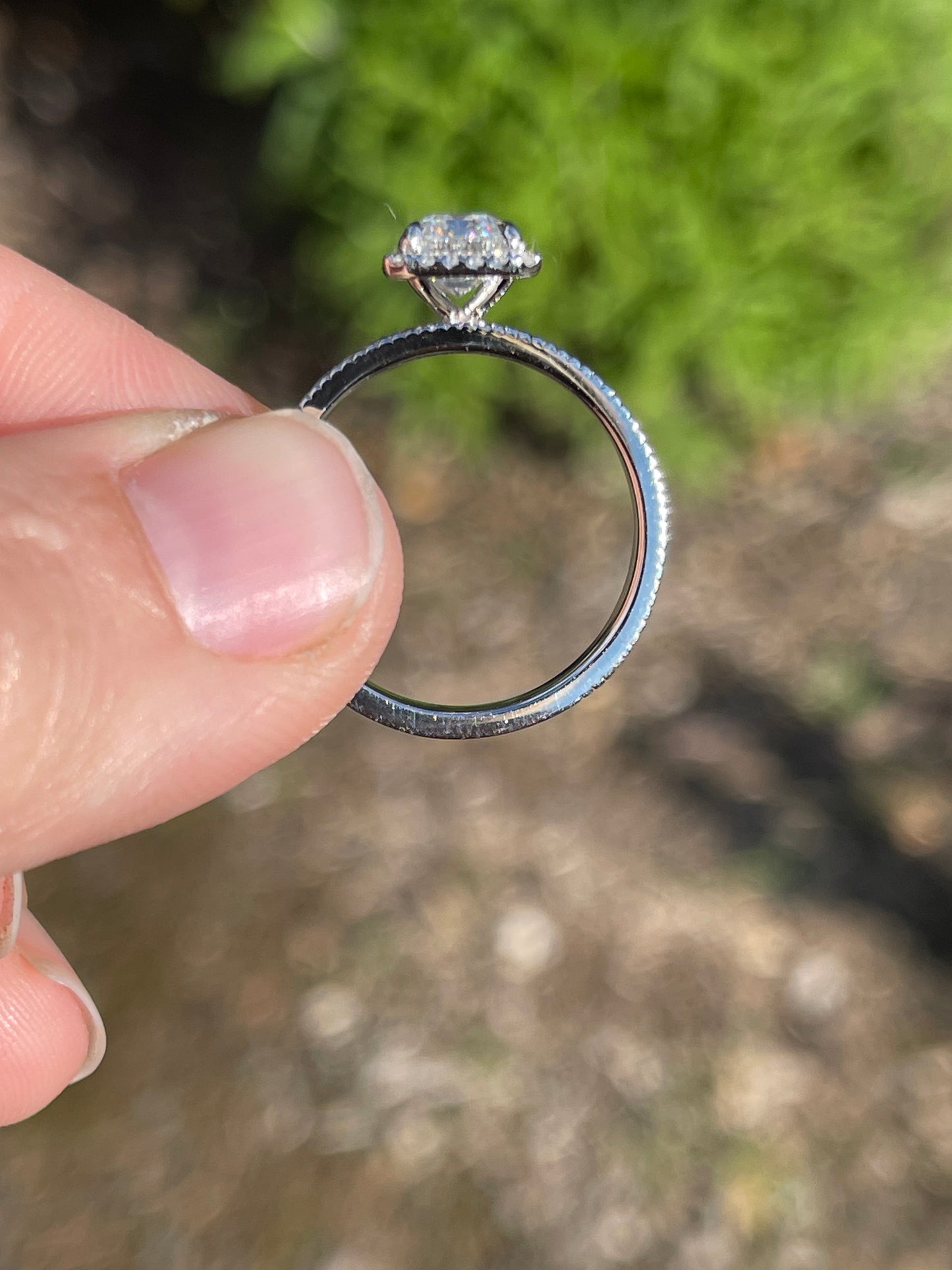 Skylar Sterling Silver Engagement Ring