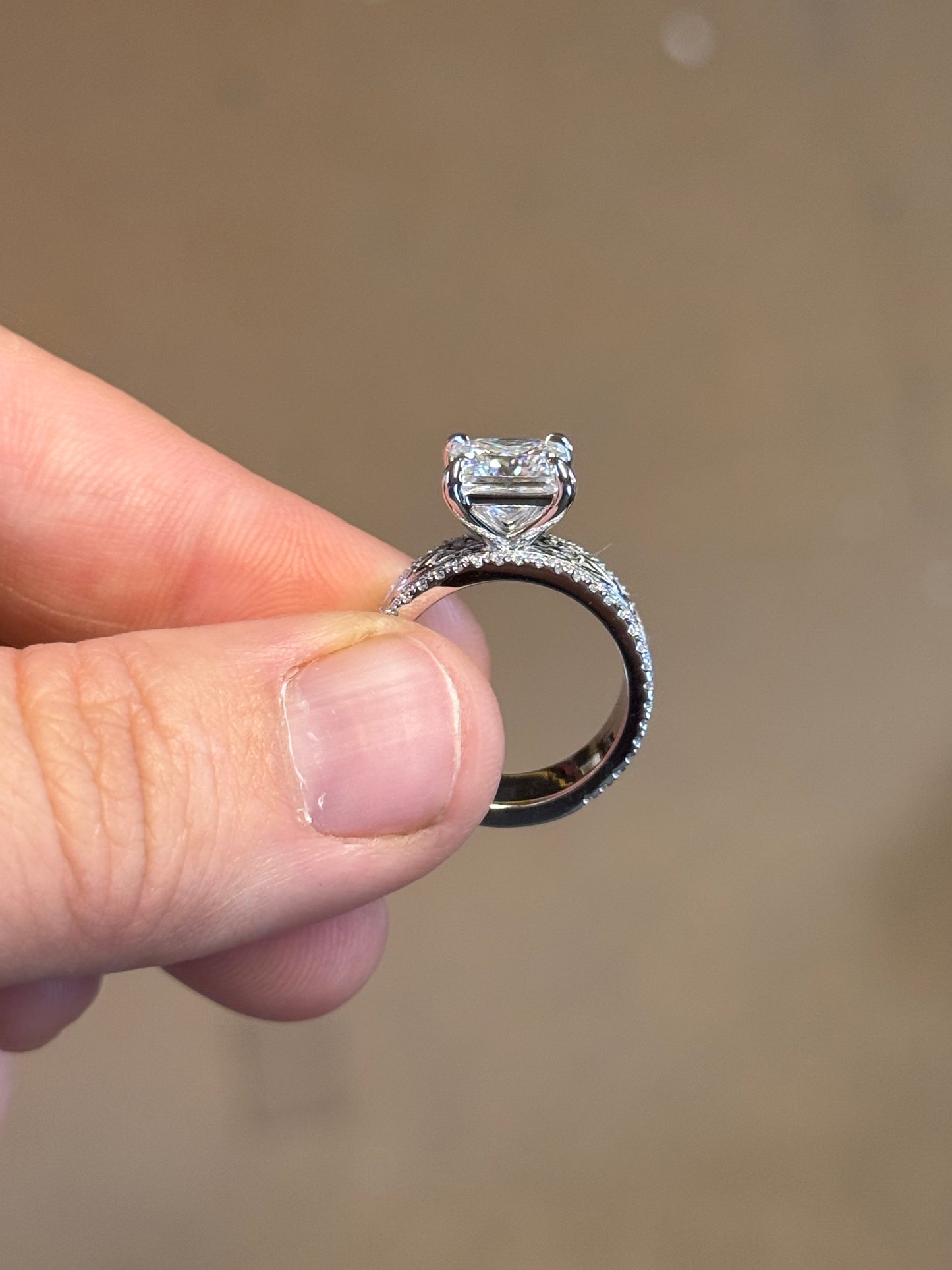 Brooklyn 6US 10K White Gold Engagement Ring Engagement Rings Tines Ranch Co