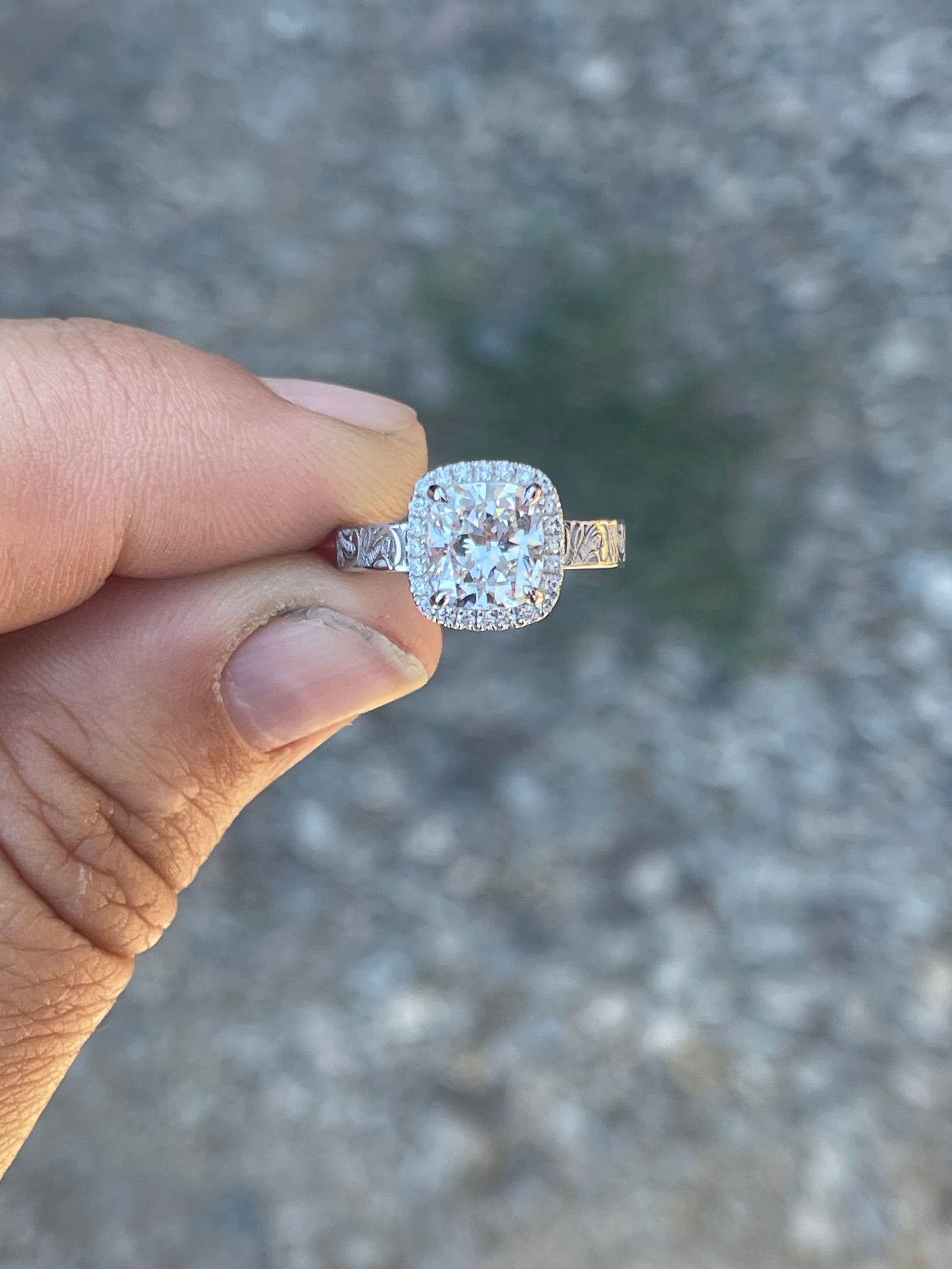 Jordy Sterling Silver Engagement Ring