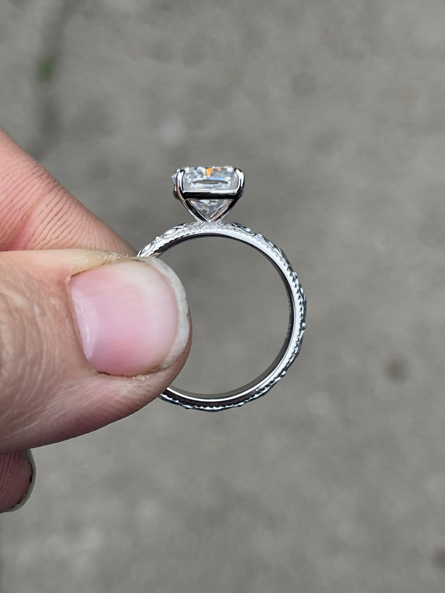 Emersyn Sterling Silver Engagement Ring