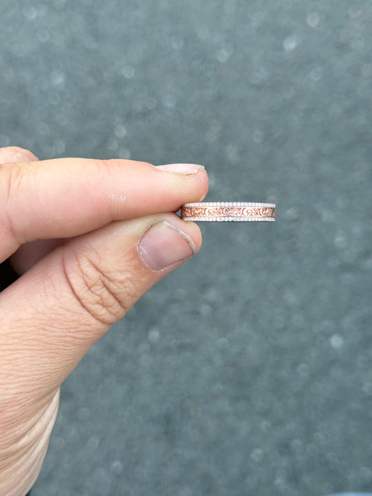 Kennedy Jr. Moissanite Wedding Band