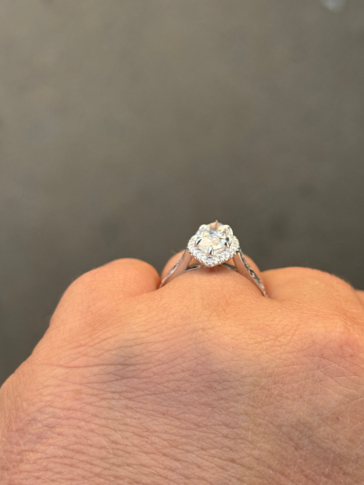 Riviera Cathedral Diamond Engagement Ring