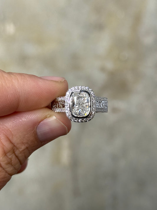 McKay Cathedral Sterling Silver Engagement Ring Engagement Rings Tines Ranch Co