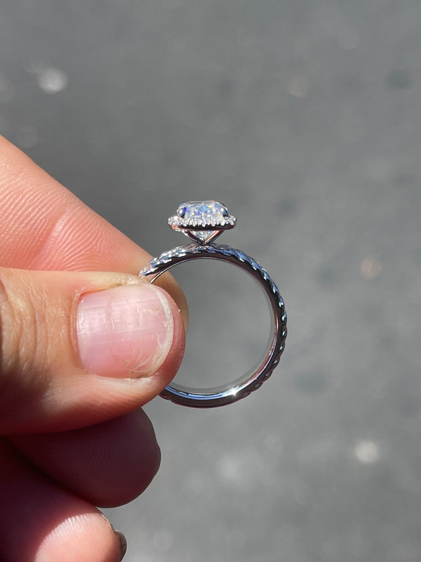 Annalee Sterling Silver Engagement Ring