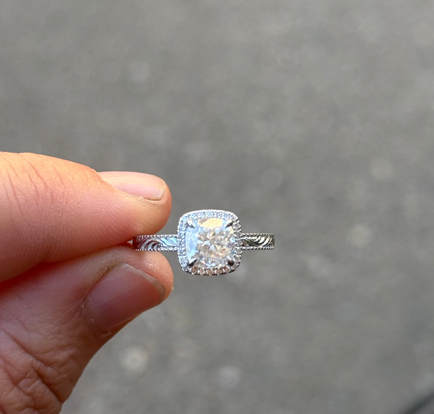 Skylar Sterling Silver Promise Ring Engagement Rings Tines Ranch Co