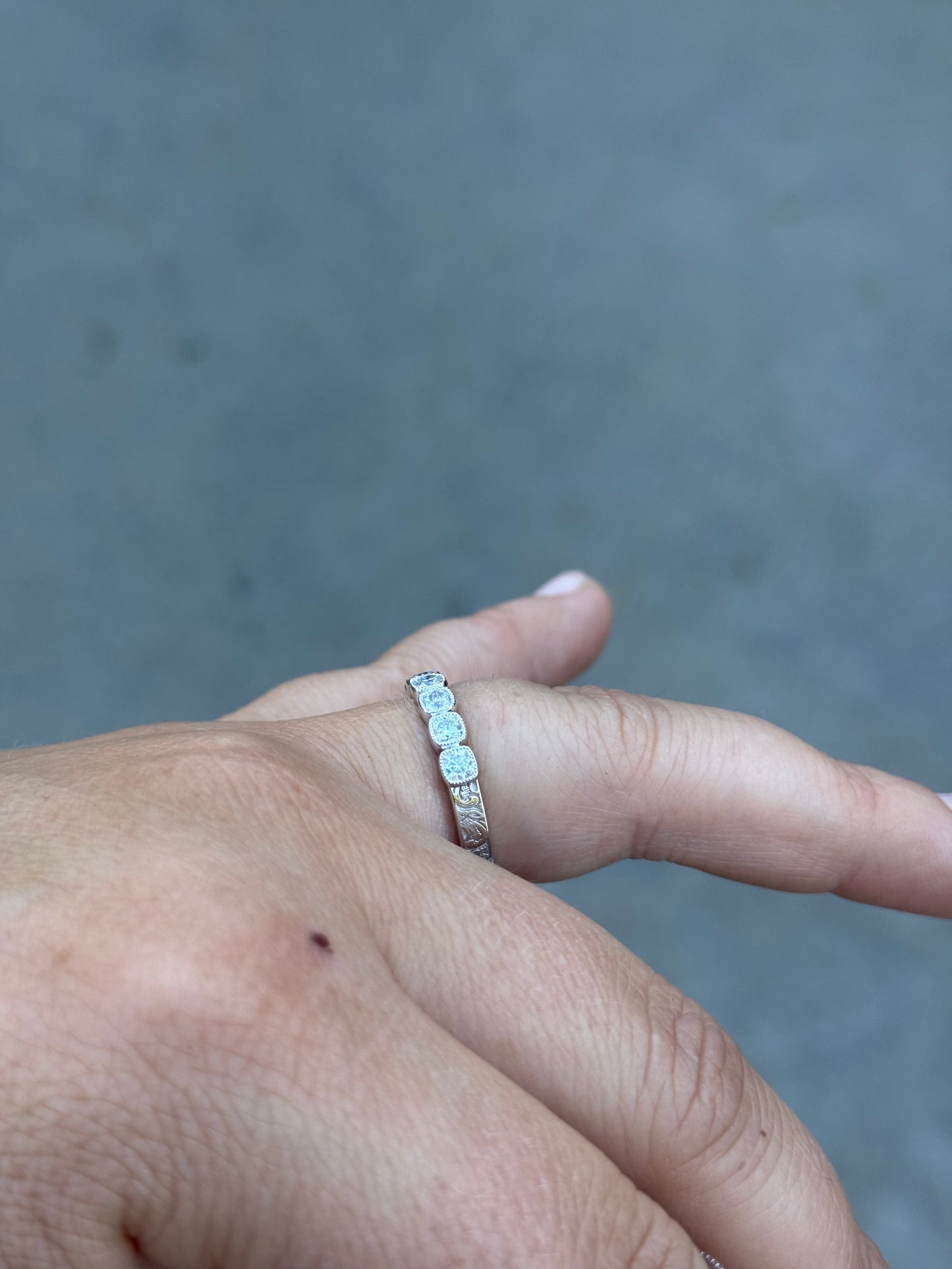 Cyrus Moissanite Ring