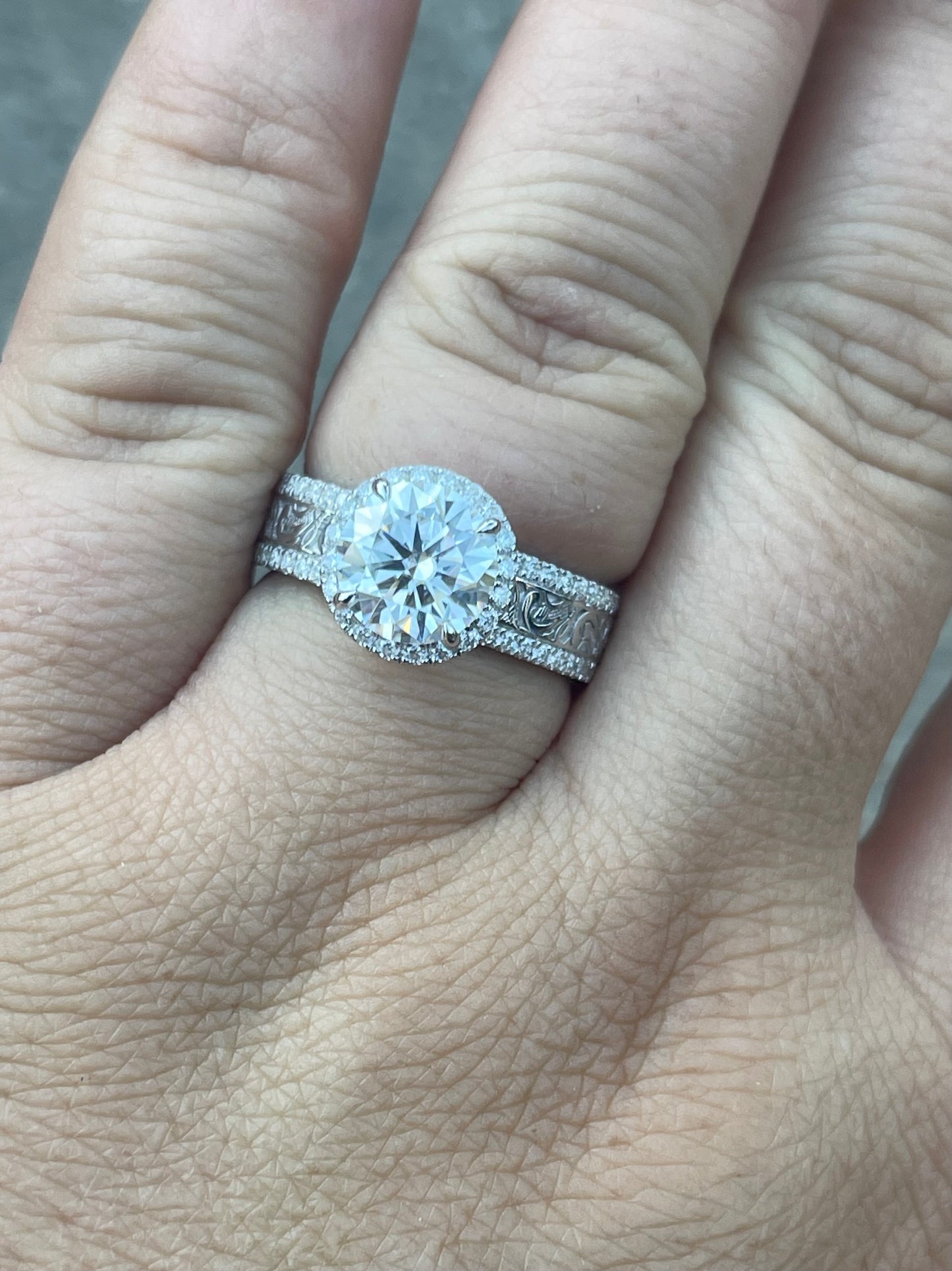 Camdyn Sterling Silver Engagement Ring