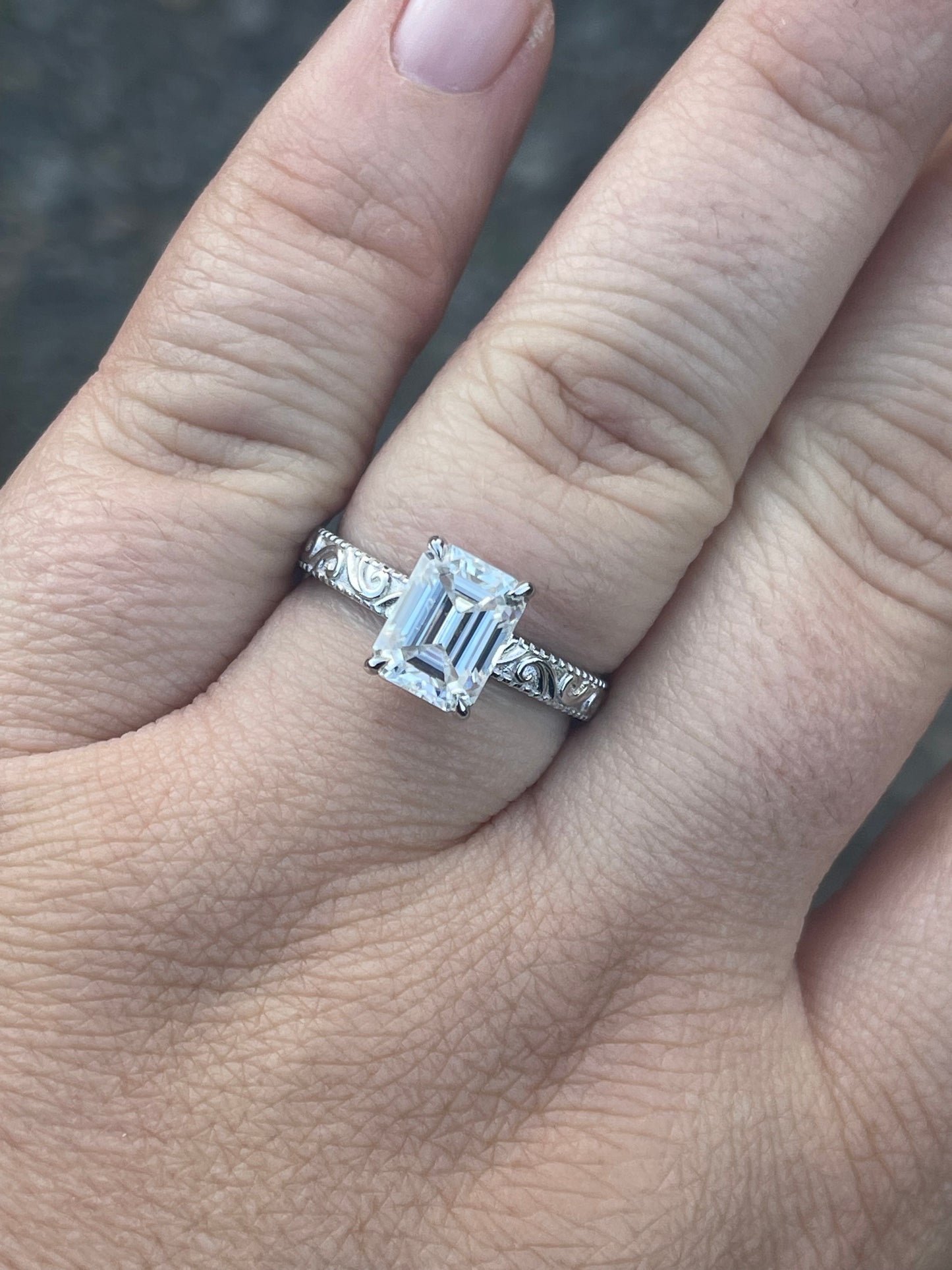 Dakota Sterling Silver Engagement Ring