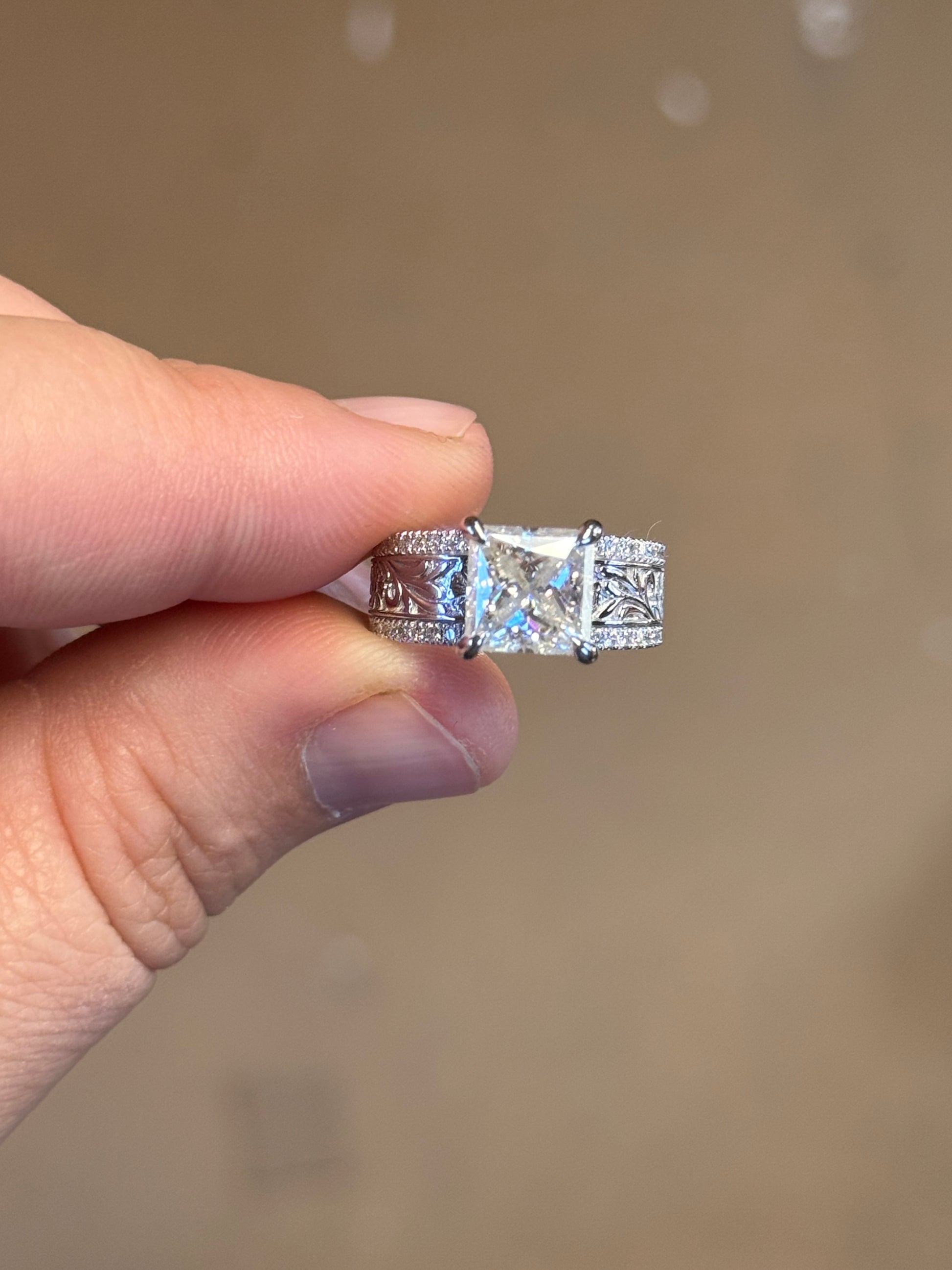 Brooklyn 6US 10K White Gold Engagement Ring Engagement Rings Tines Ranch Co