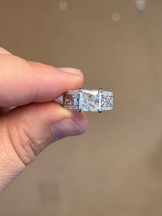 Brooklyn 6US 10K White Gold Engagement Ring Engagement Rings Tines Ranch Co