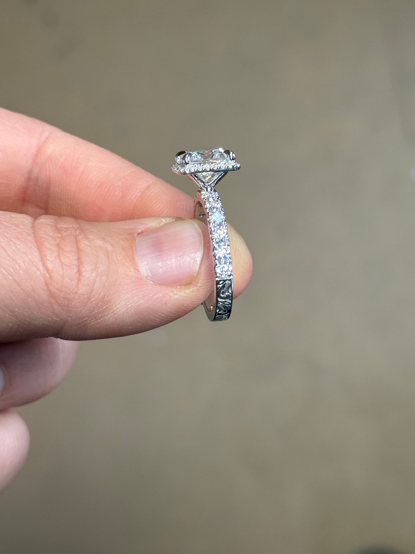 Dawson Sterling Silver Engagement Ring