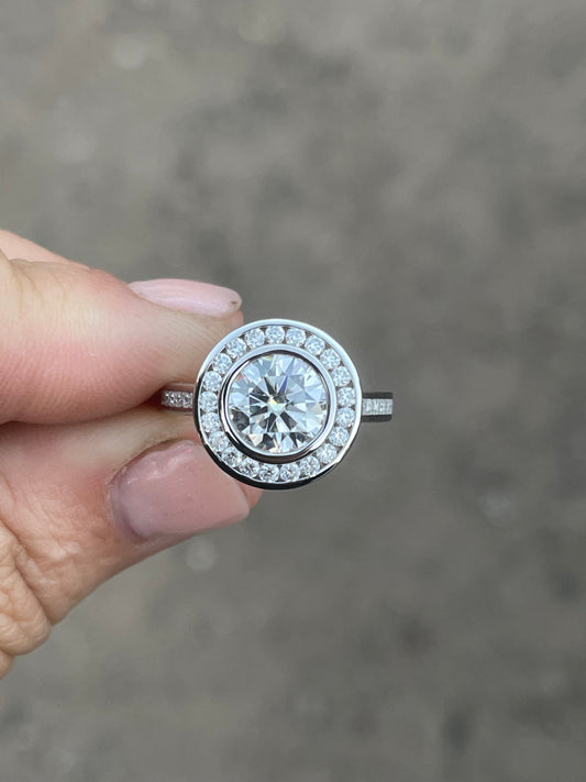 Josephine Sterling Silver Engagement Ring