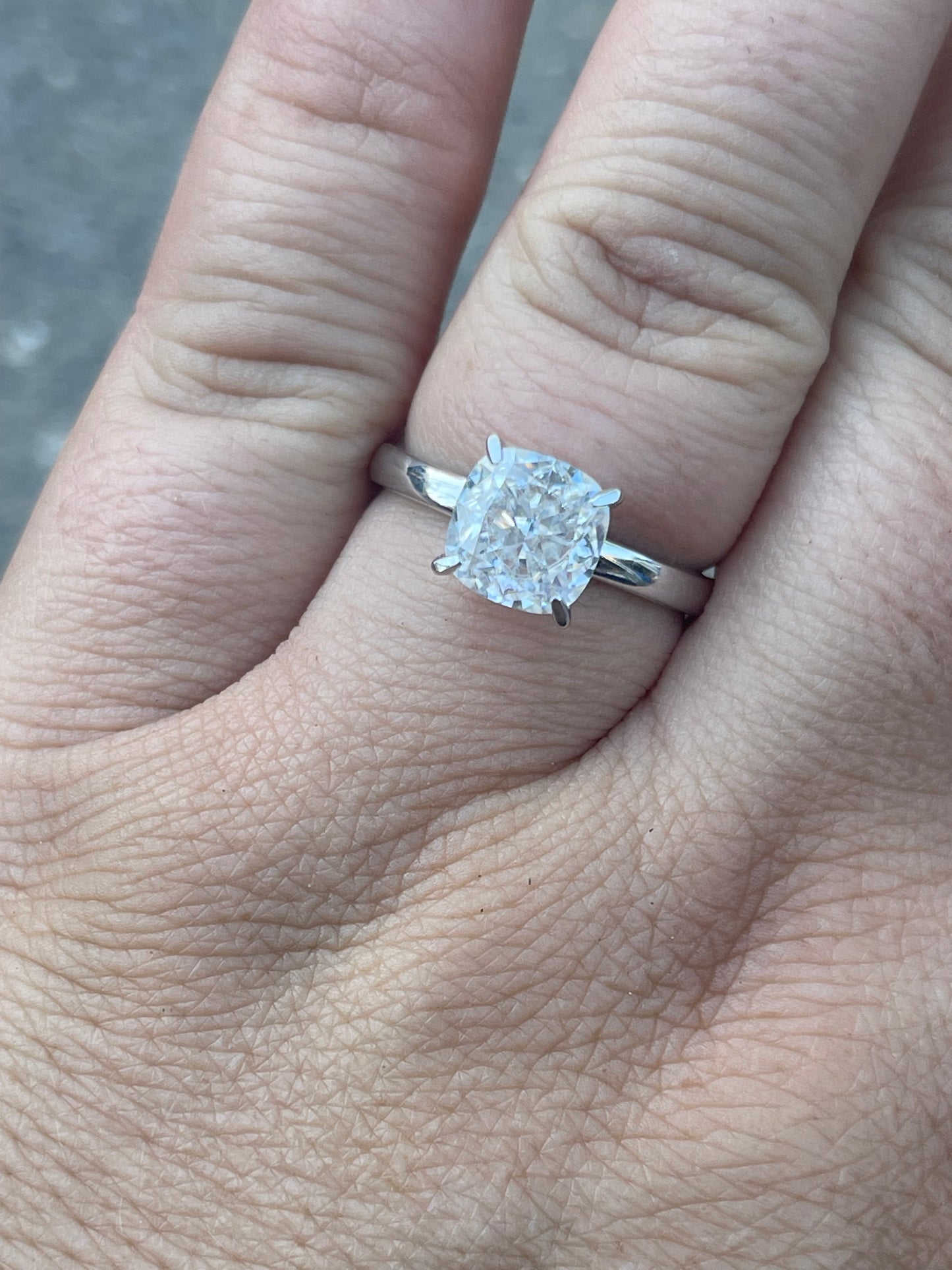 Blayne Sterling Silver Engagement Ring