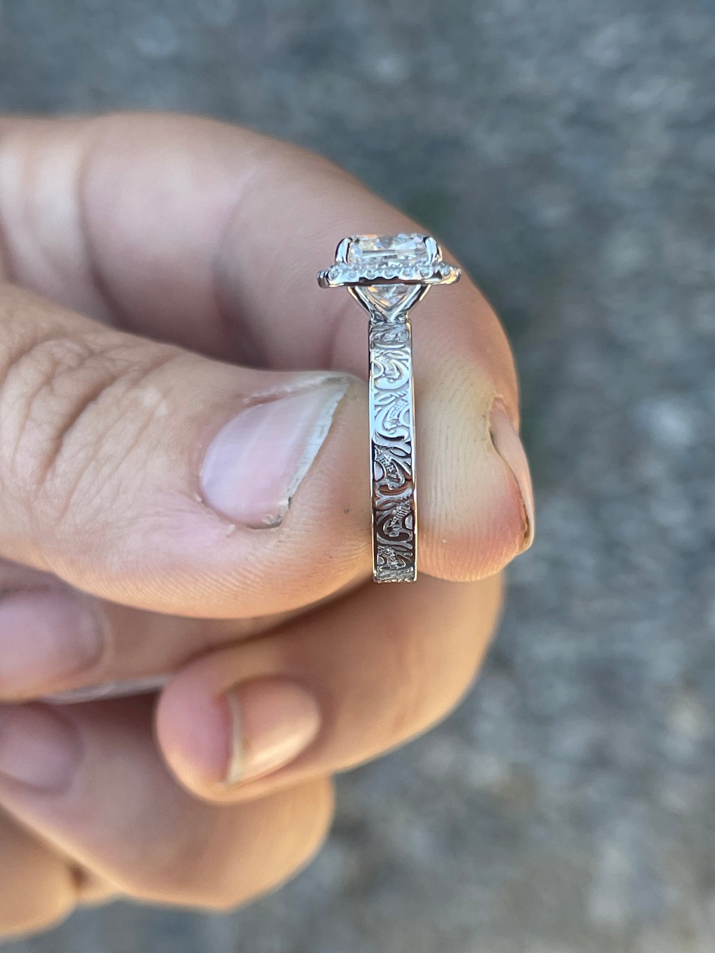 Jordy Sterling Silver Engagement Ring