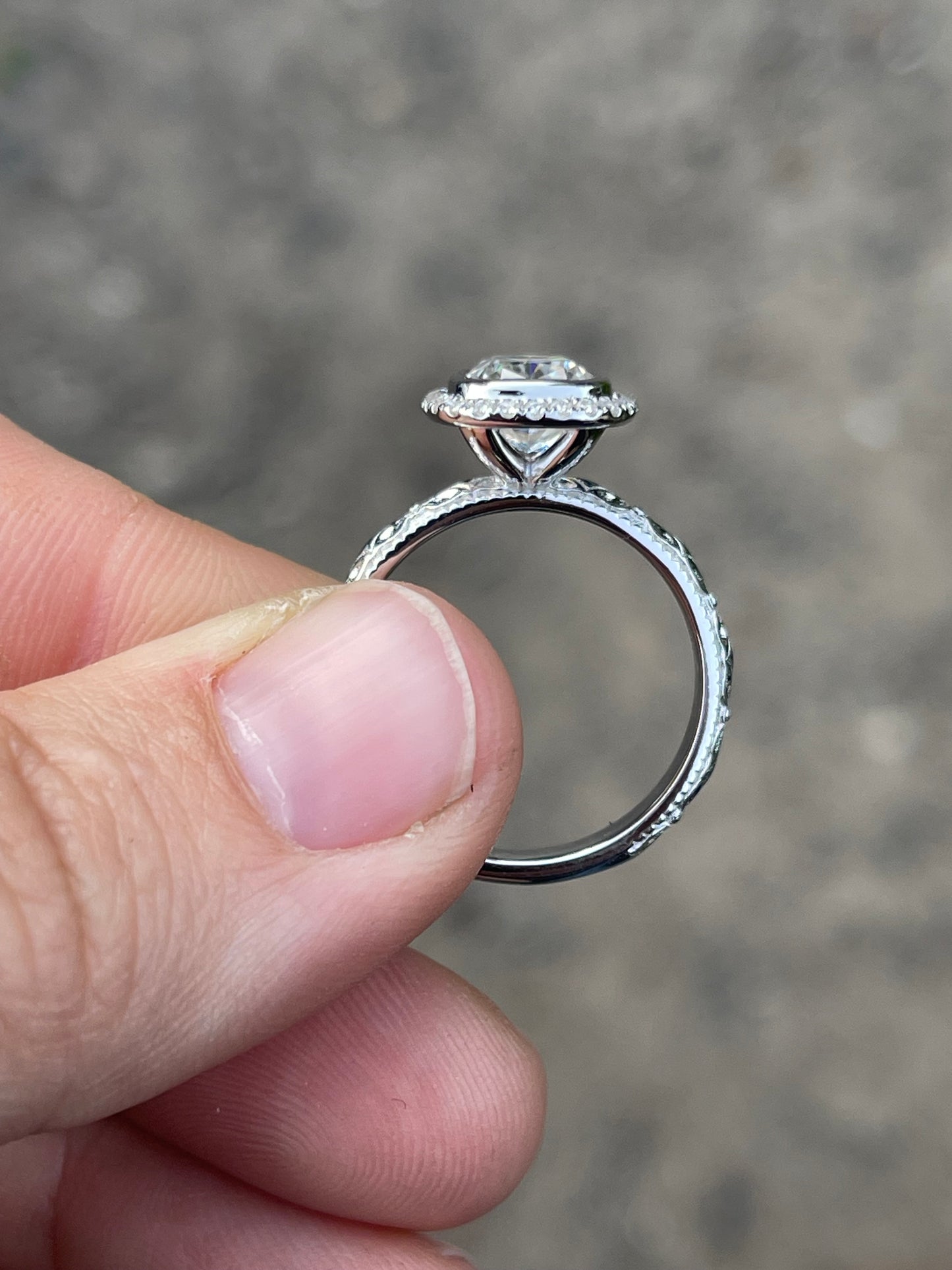 Quinn Sterling Silver Engagement Ring