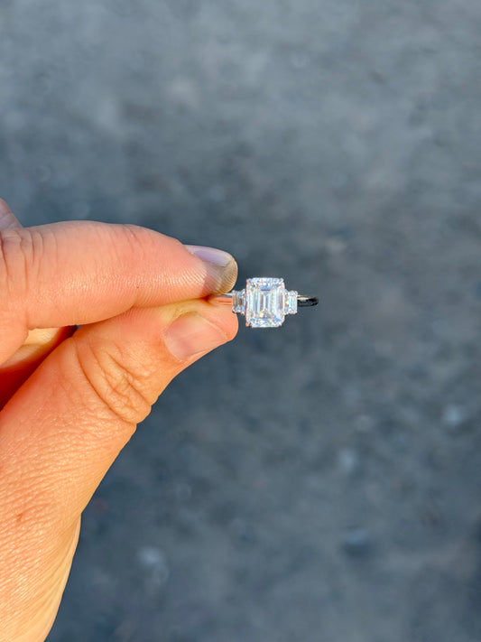 Kaddie Sterling Silver Engagement Ring