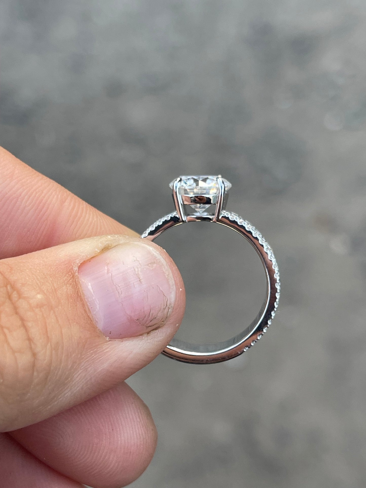 Oaklee (LP) Sterling Silver Engagement Ring