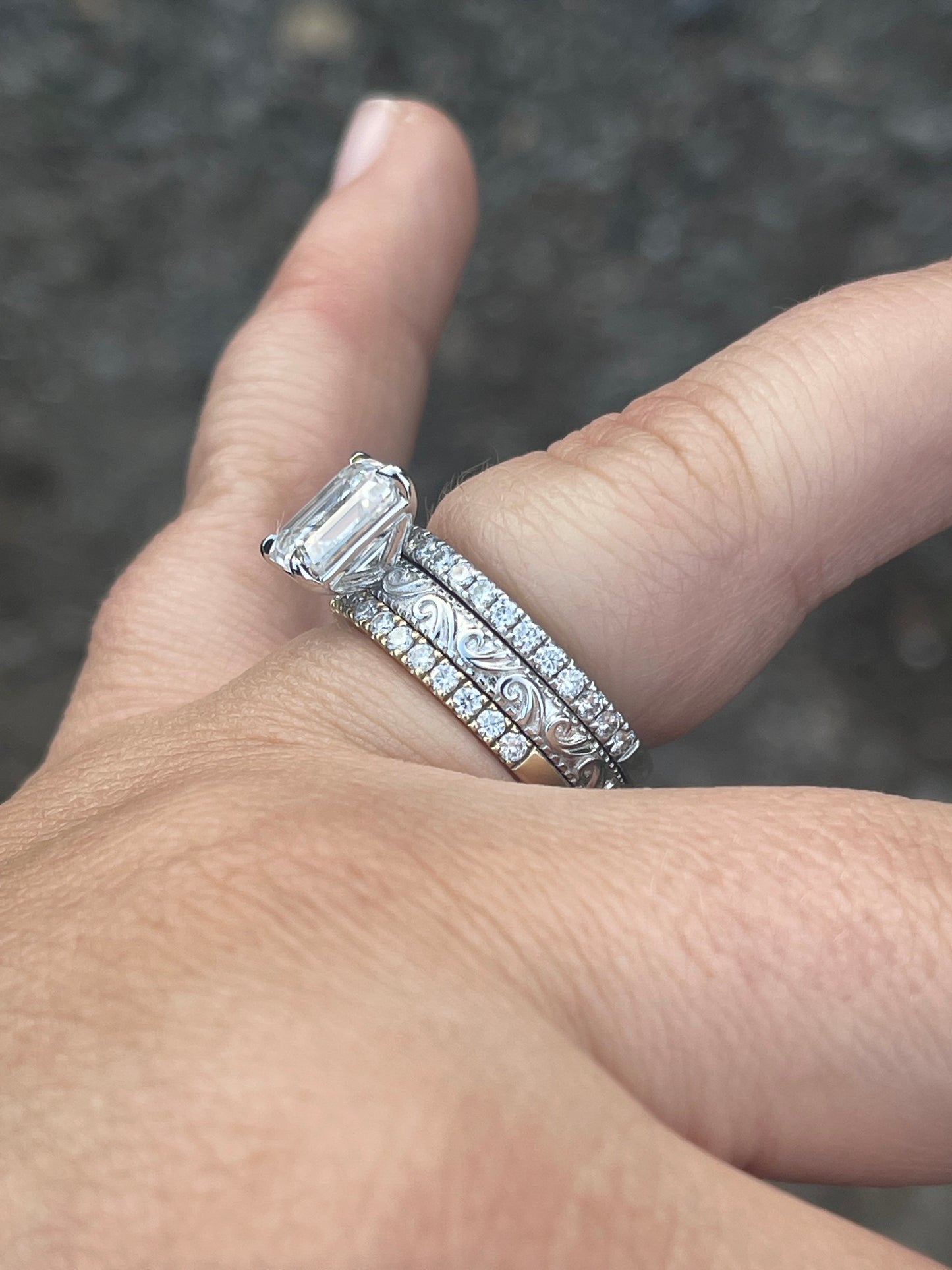 Dakota Sterling Silver Engagement Ring