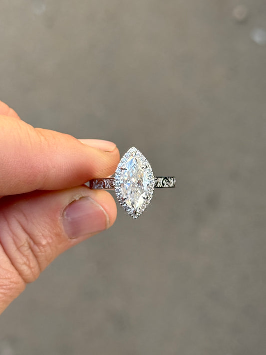 Riviera Cathedral Engagement Ring