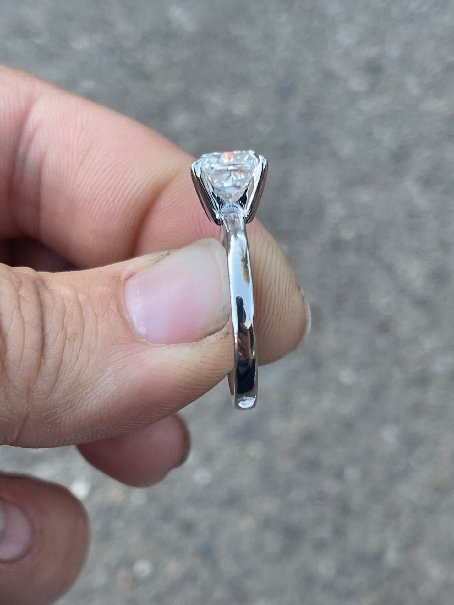 Blayne Sterling Silver Engagement Ring