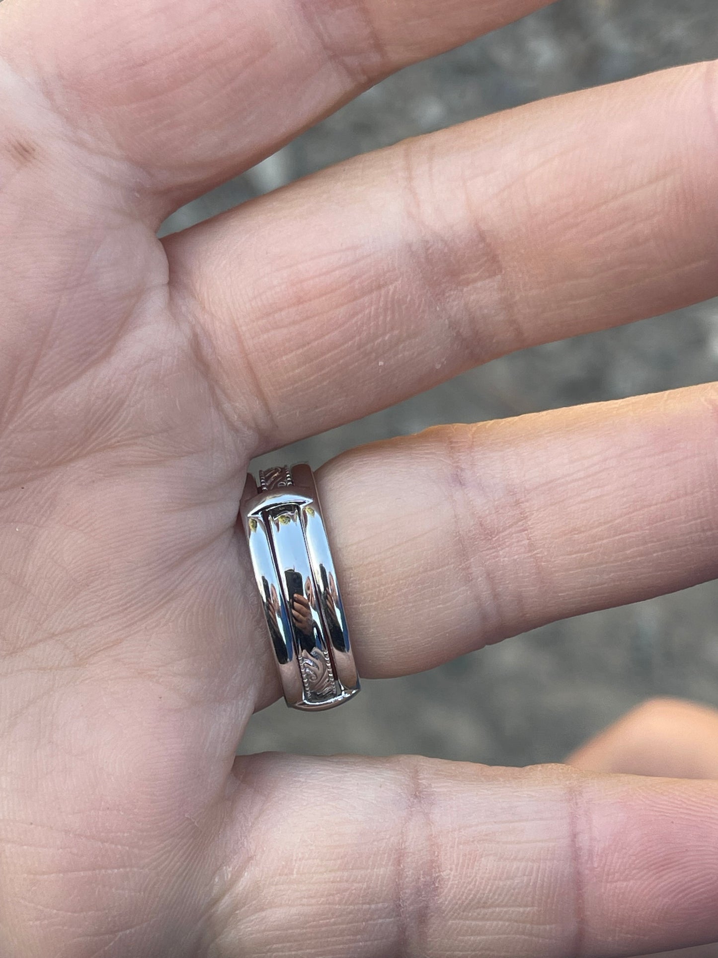 Chancie Moissanite Wedding Band