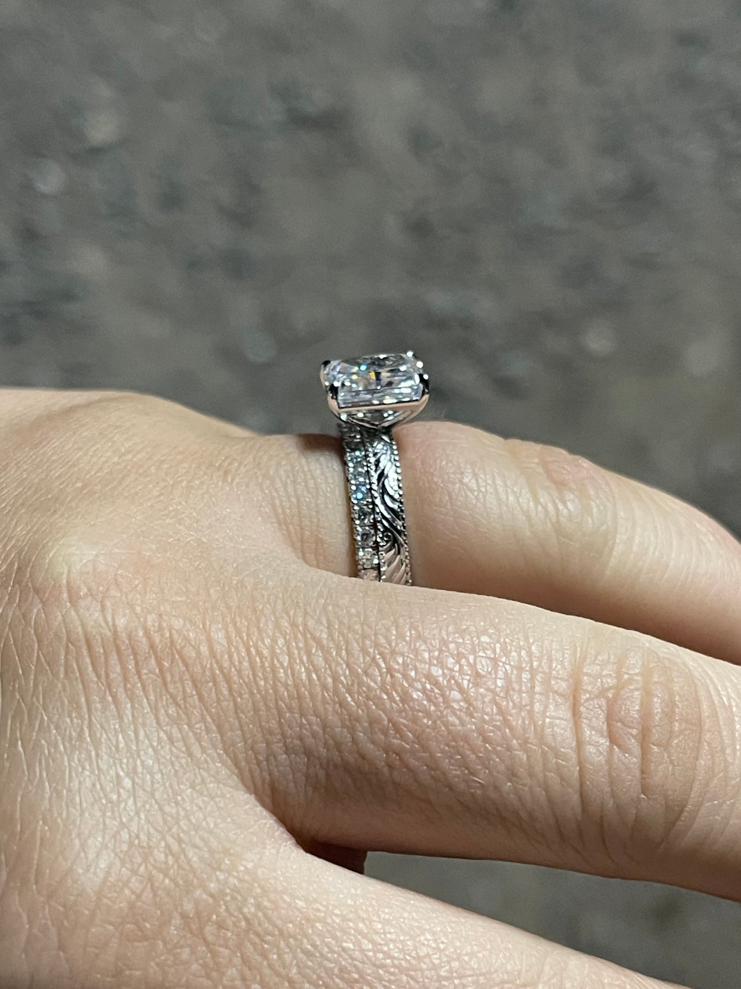 Regan Sterling Silver Engagement Ring