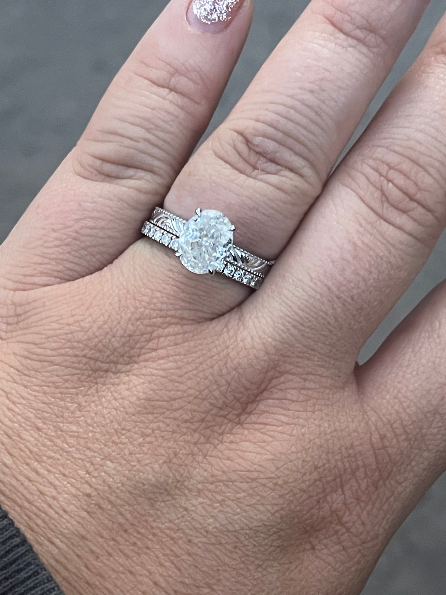 Dani Sterling Silver Engagement Ring