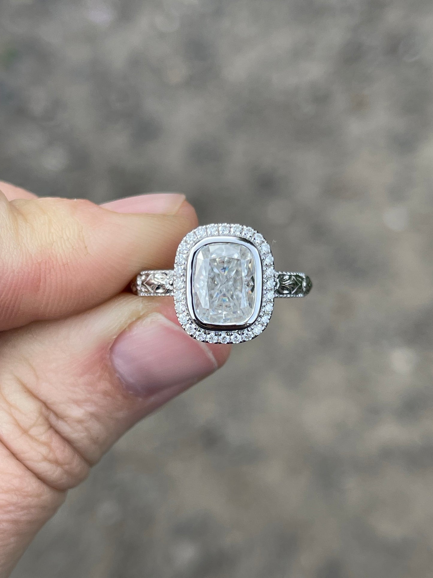 Quinn Sterling Silver Engagement Ring