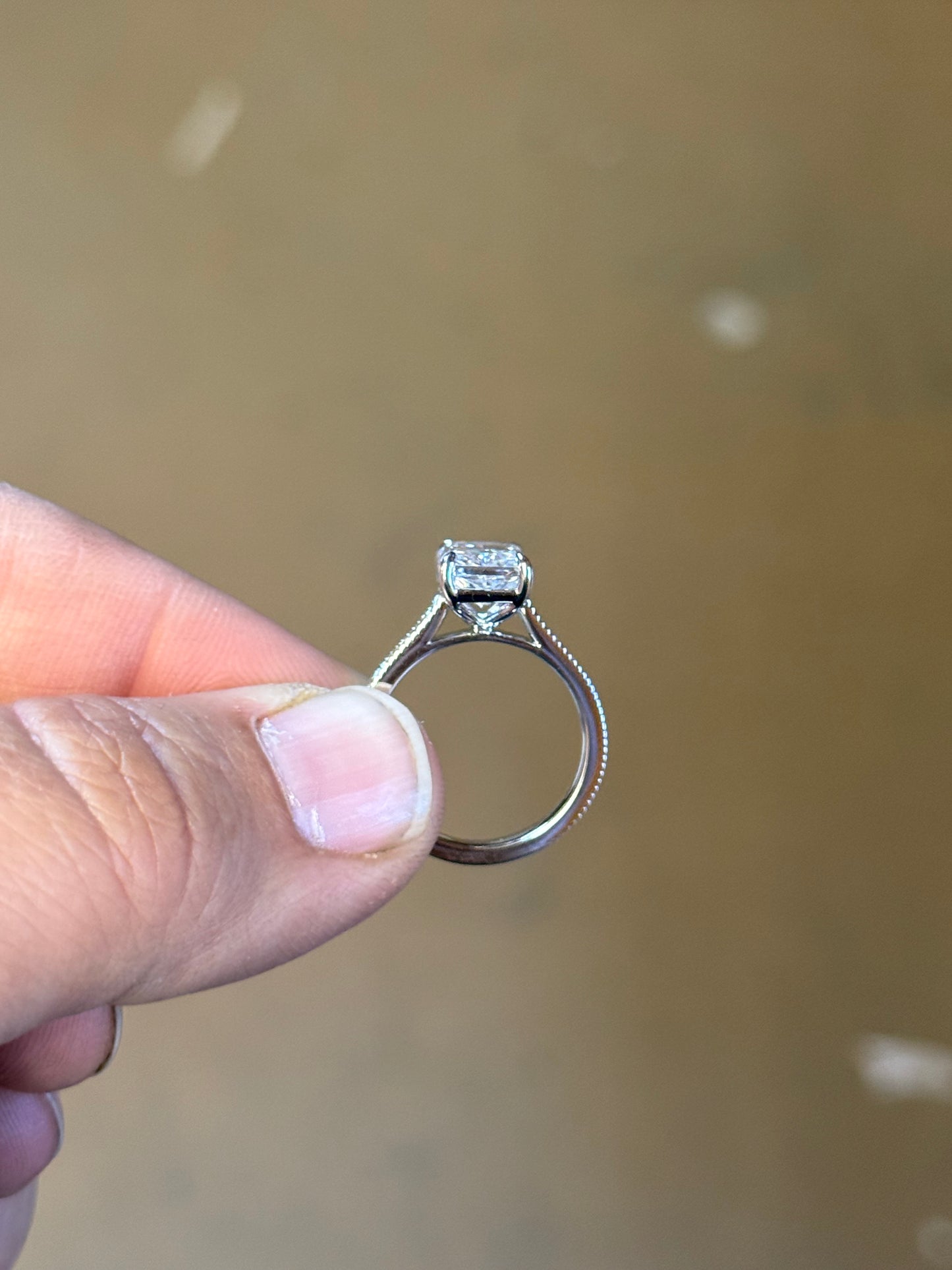Beth DIAMOND Cathedral Engagement Ring Engagement Rings Tines Ranch Co