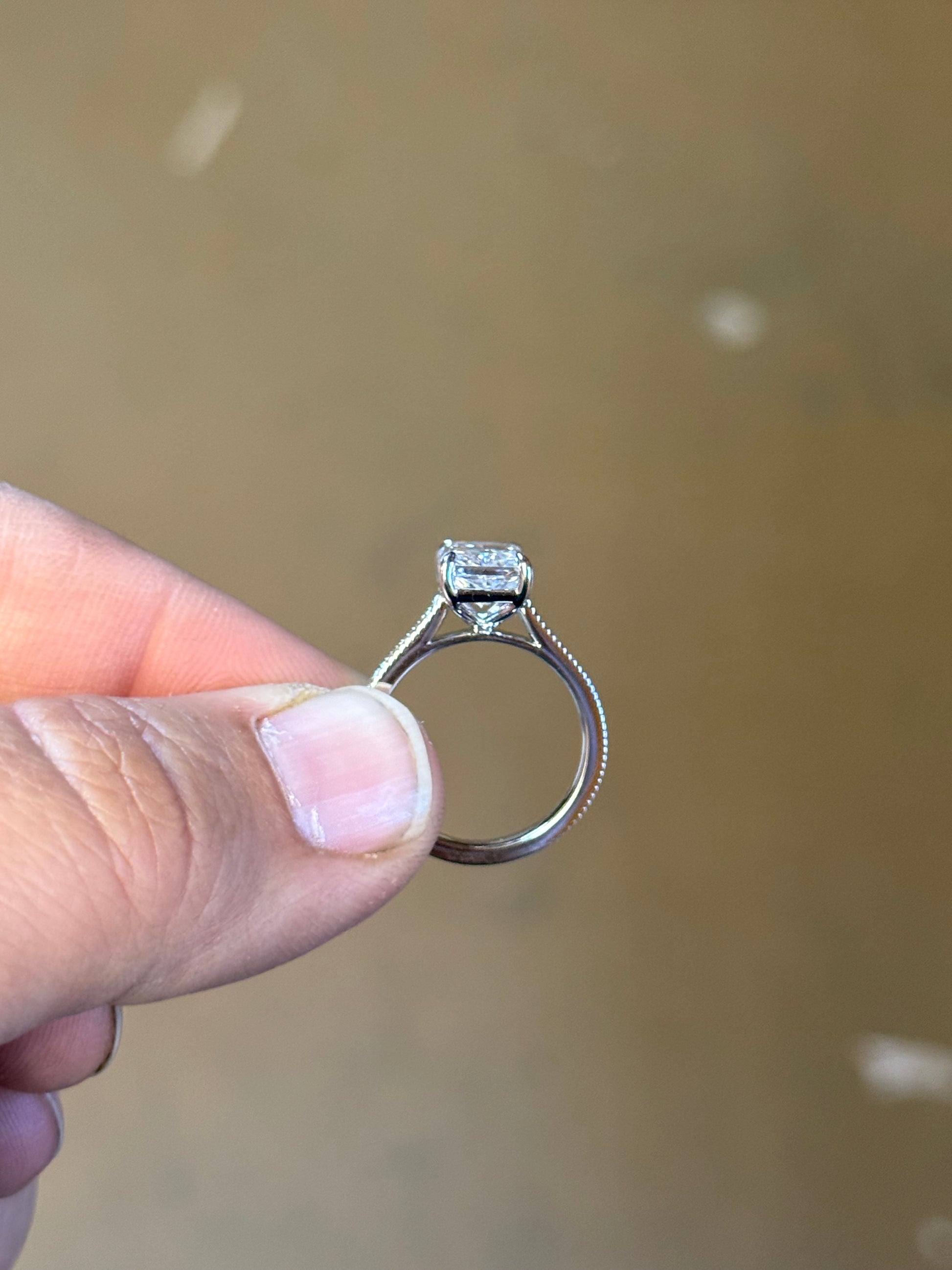Beth DIAMOND Cathedral Engagement Ring Engagement Rings Tines Ranch Co