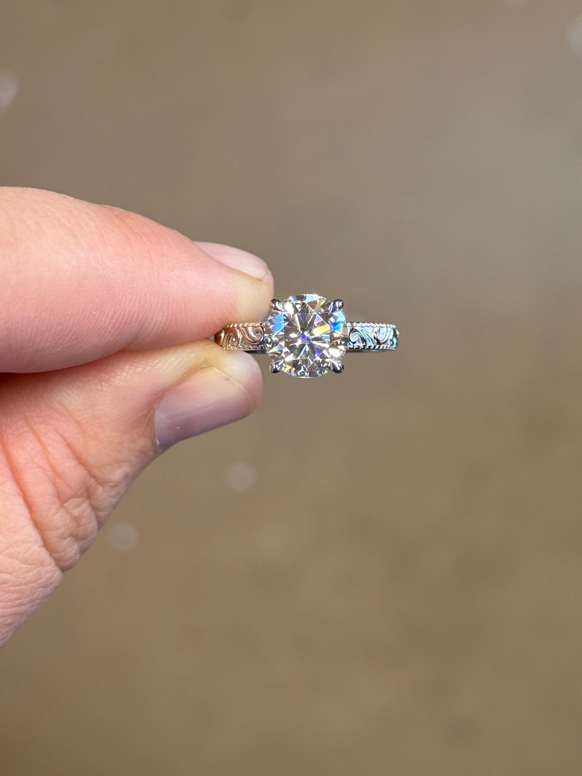 Charlene Sterling Silver Engagement Ring Engagement Rings Tines Ranch Co