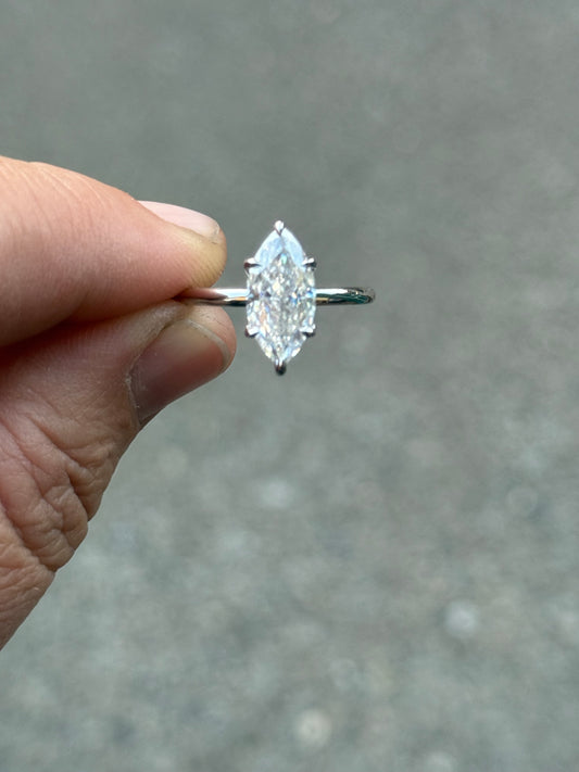 Asher Sterling Silver Engagement Ring Engagement Rings Tines Ranch Co