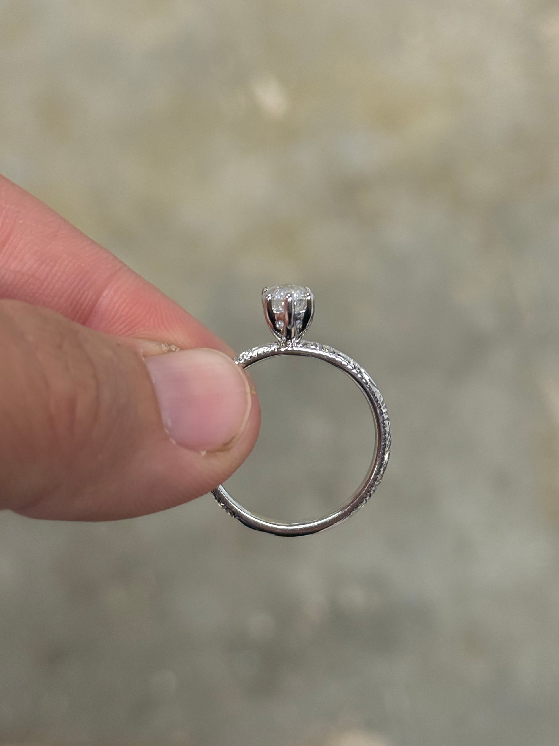 Dorothy 9.5US Sterling Silver Engagement Ring Engagement Rings Tines Ranch Co