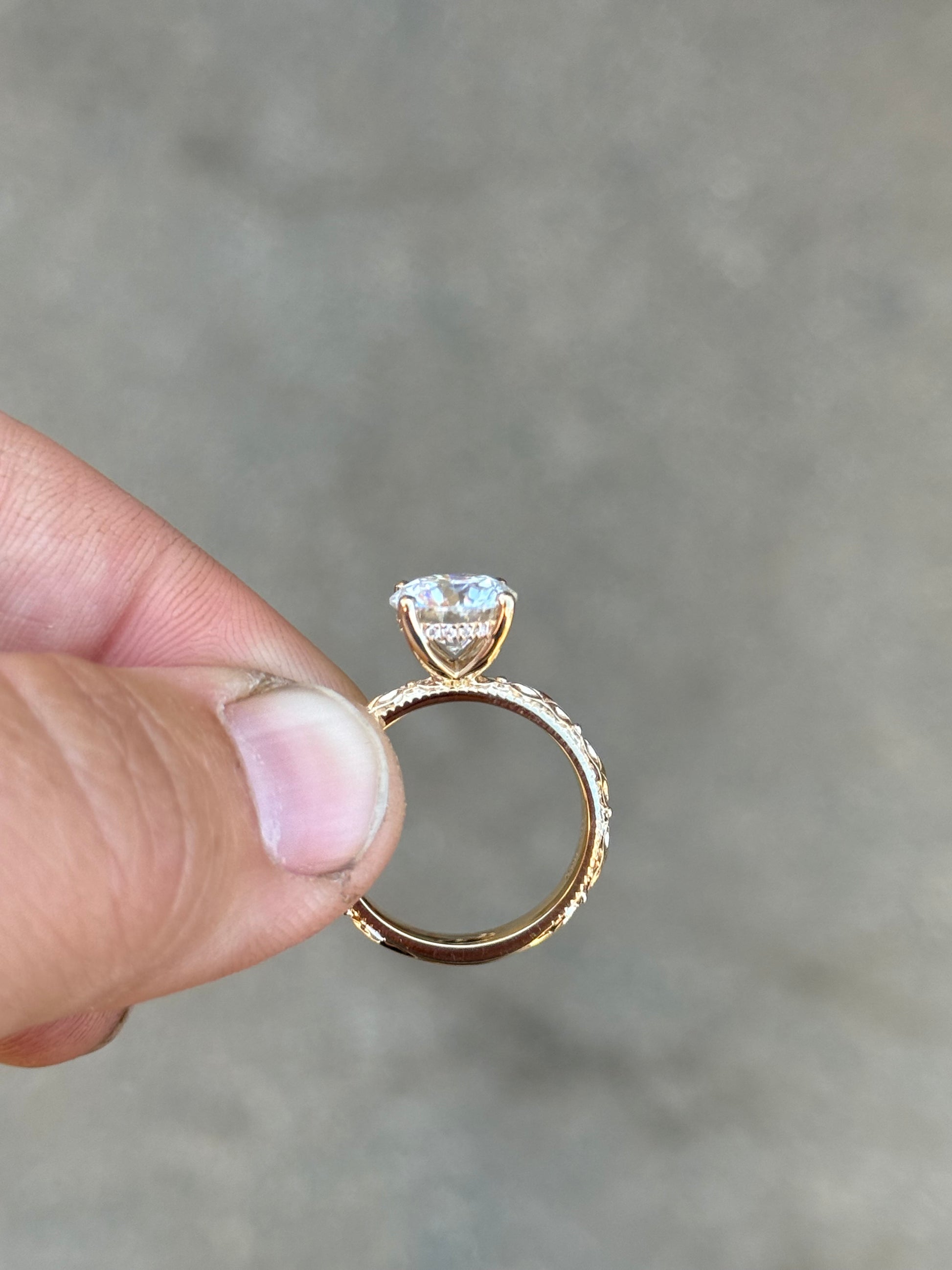Maybelle Hidden Halo Engagement Ring Engagement Rings Tines Ranch Co