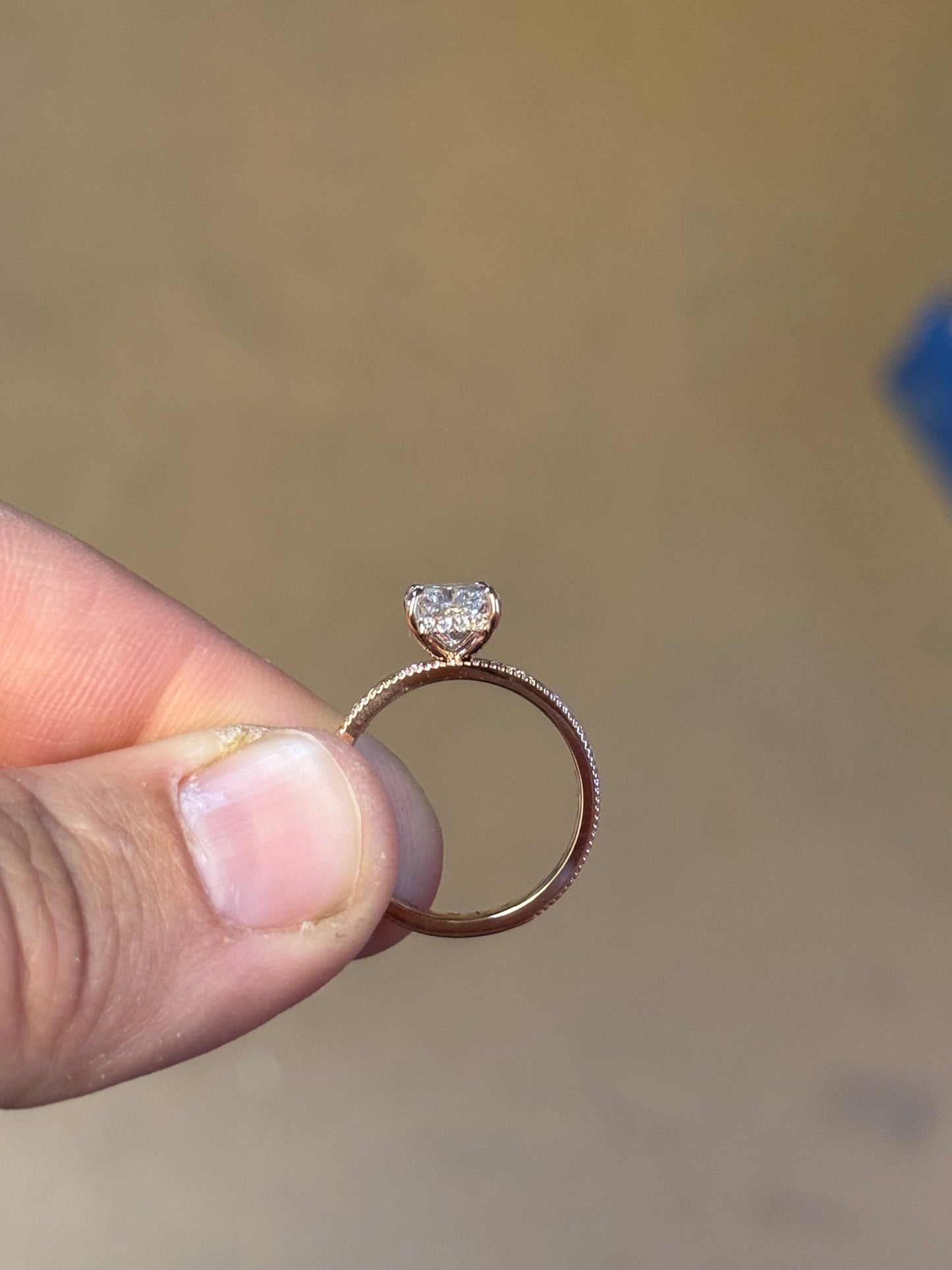 Beth DIAMOND 2ct Hidden Halo Engagement Ring Engagement Rings Tines Ranch Co