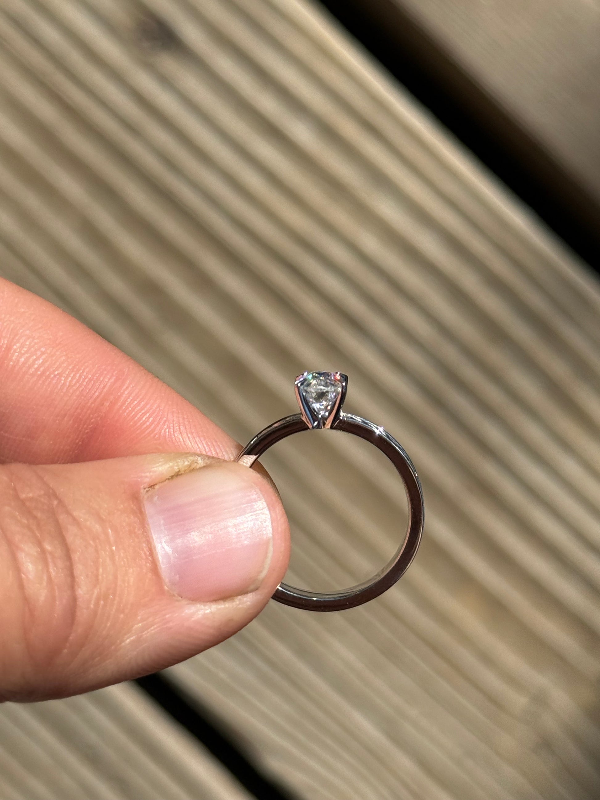 Kimber 1.5ct 7.5US 10K White Gold DIAMOND Engagement Ring Engagement Rings Tines Ranch Co