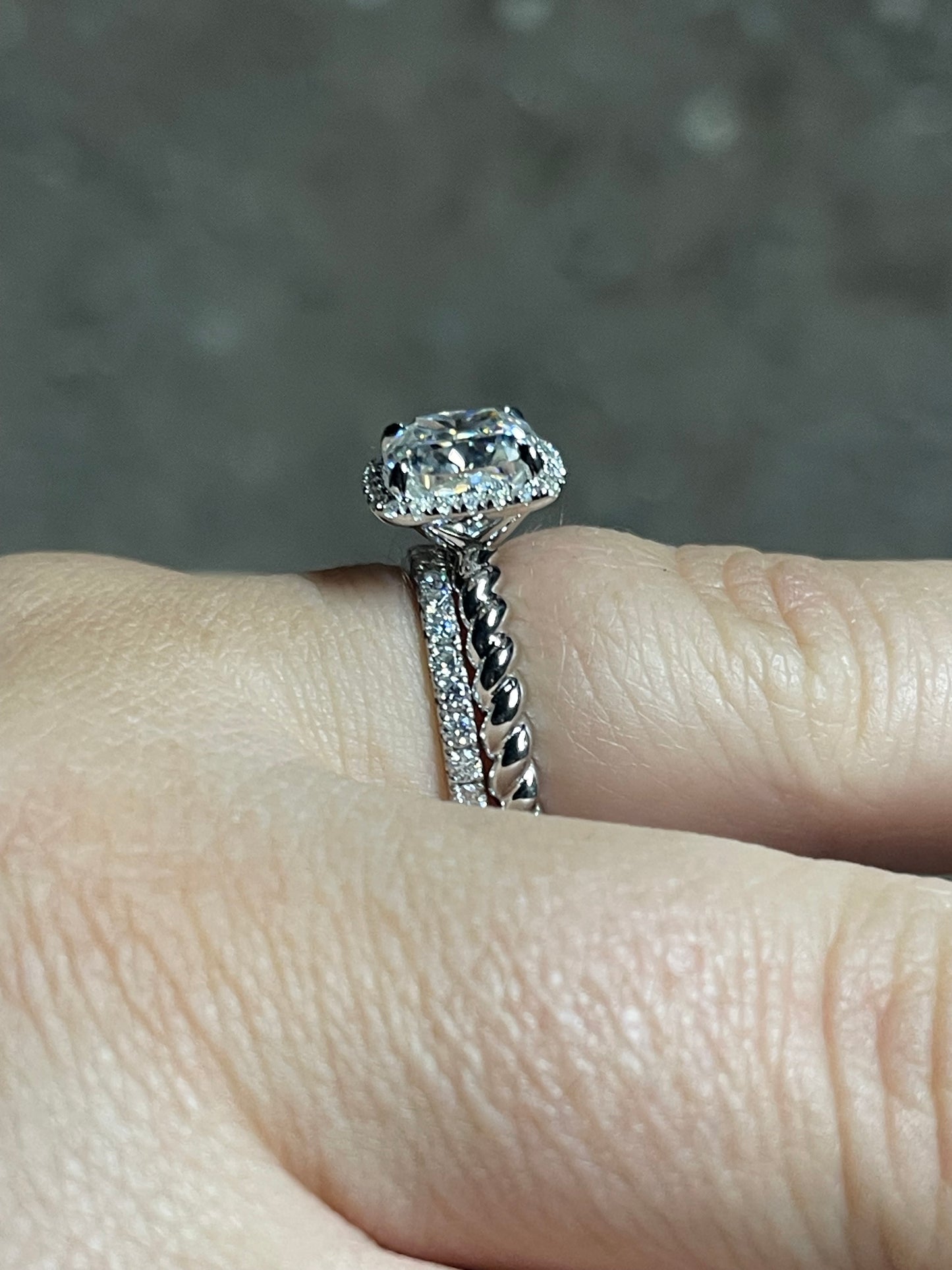 Stevie Sterling Silver Engagement Ring