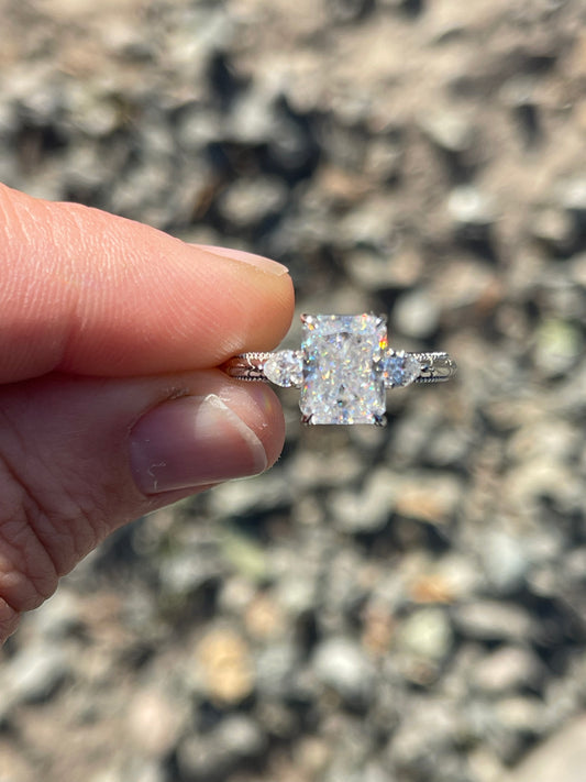 Doloris Sterling Silver Engagement Ring